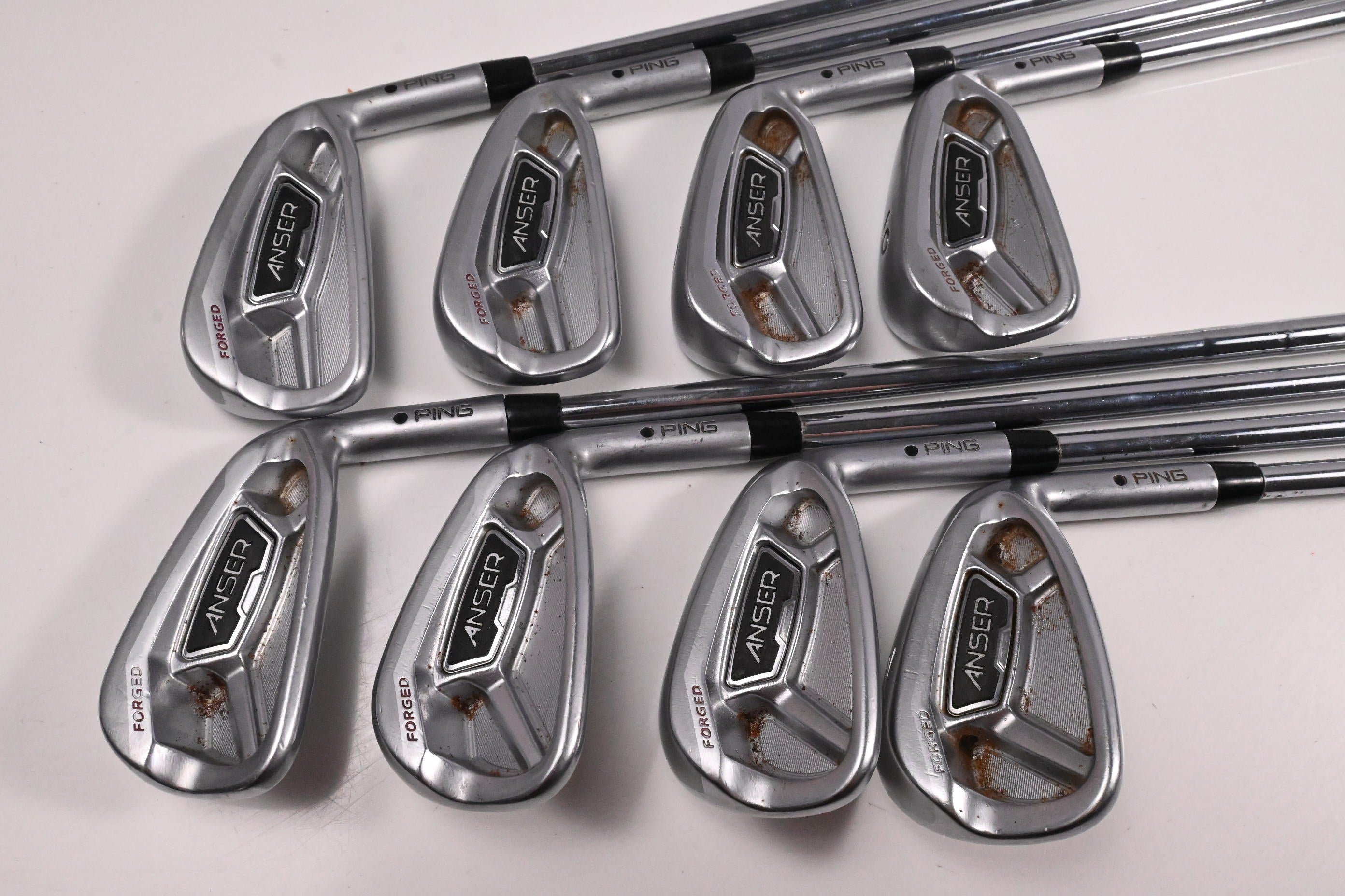 Ping Anser 2014 Irons / 3-PW / Black Dot / Stiff Flex Dynamic Gold S300 Shafts