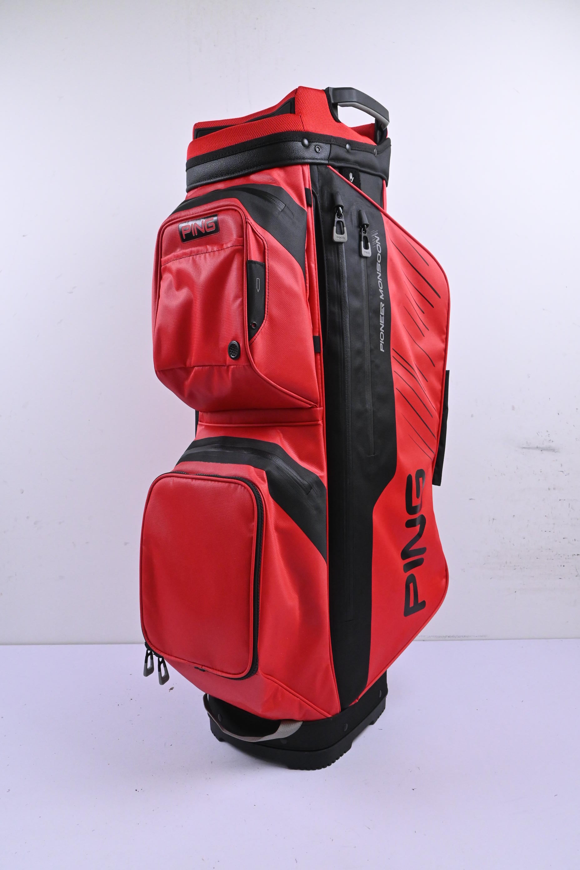 Ping Pioneer Monsoon Cart Bag / 15-Way Divider / Red & Black