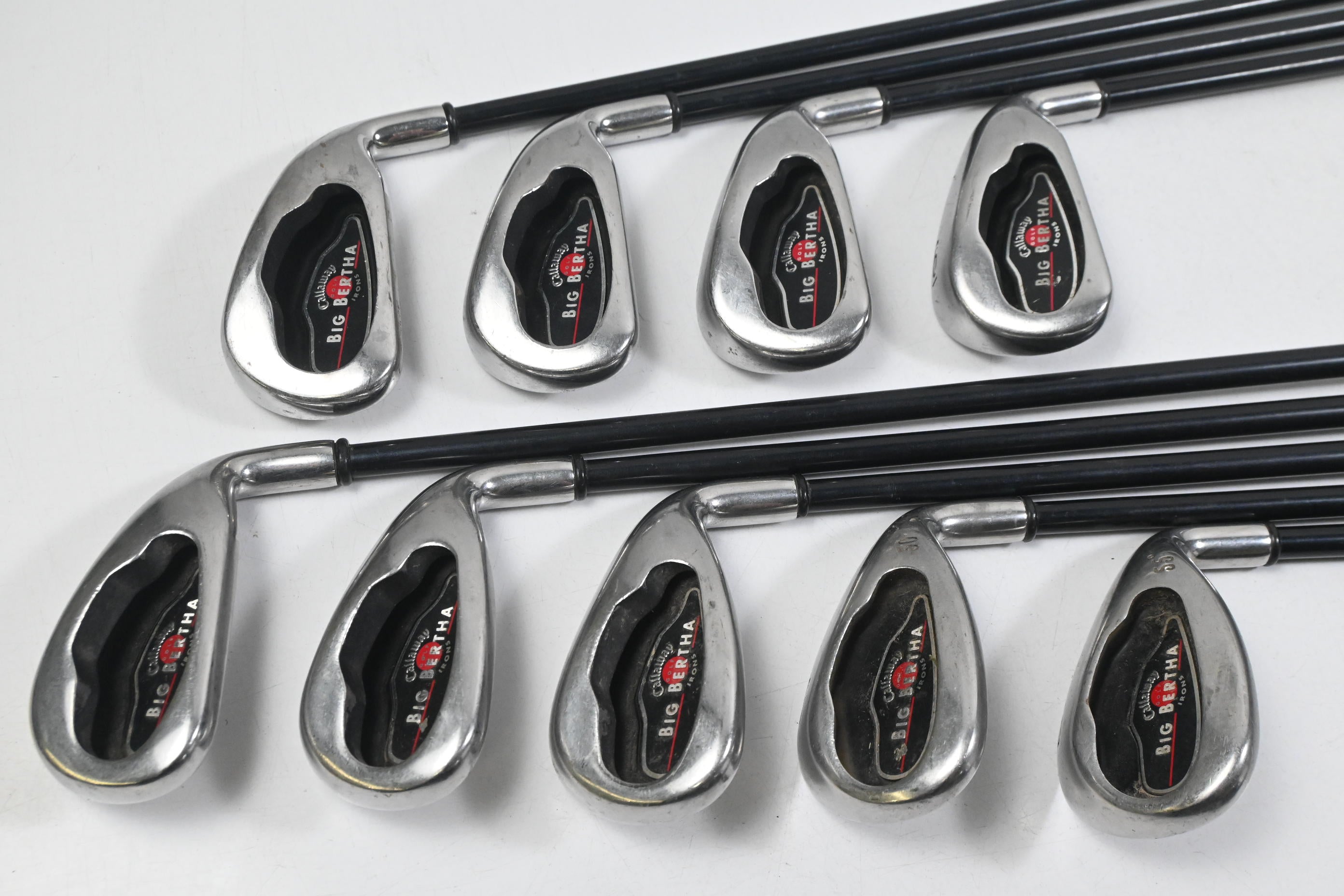 Callaway Big Bertha 2004 Irons / 3-PW+SW / Regular Flex RCH 75 Shafts