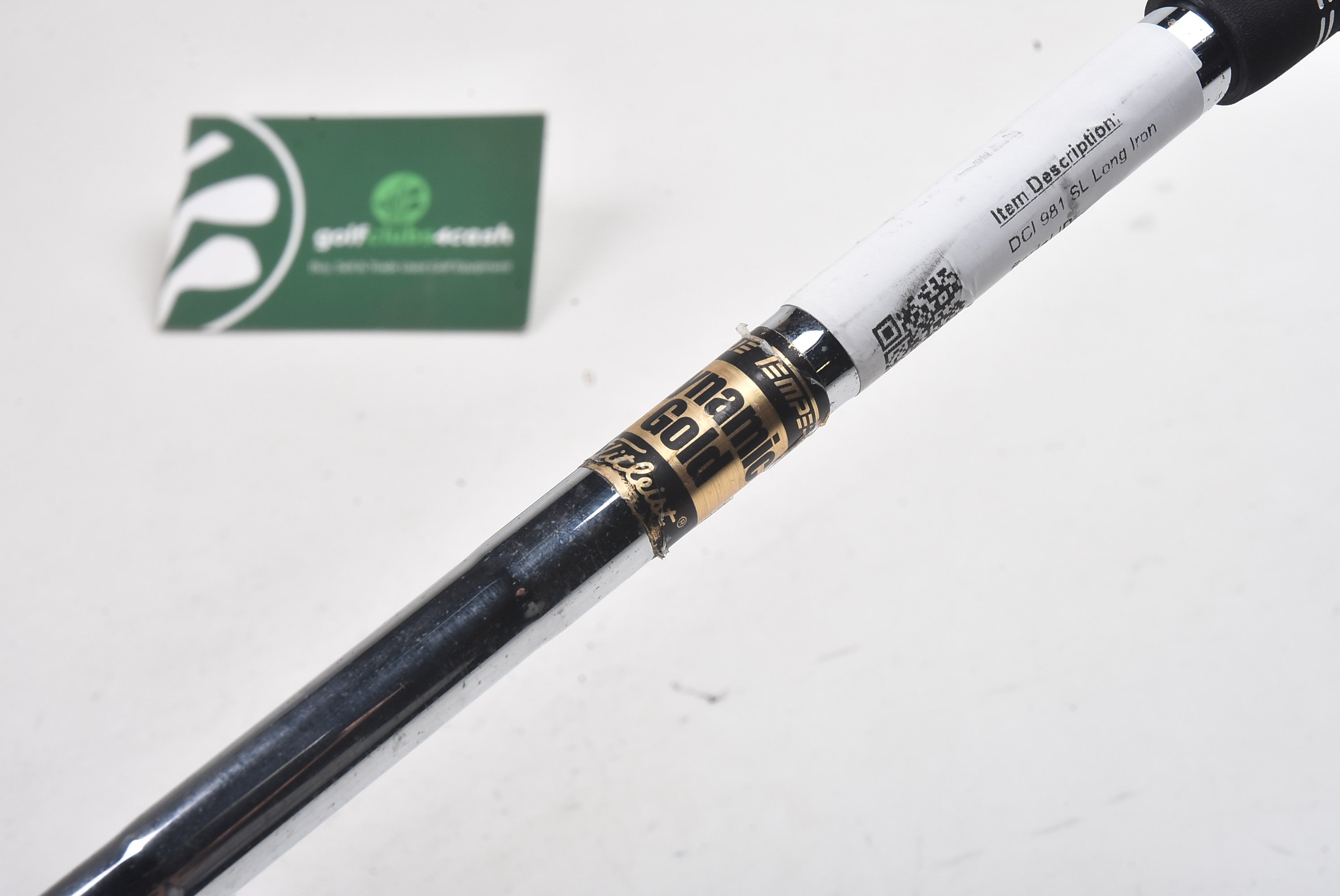 Titleist DCI 981 SL #4 Iron / 25 Degree / Regular Flex Dynamic Gold R300 Shaft