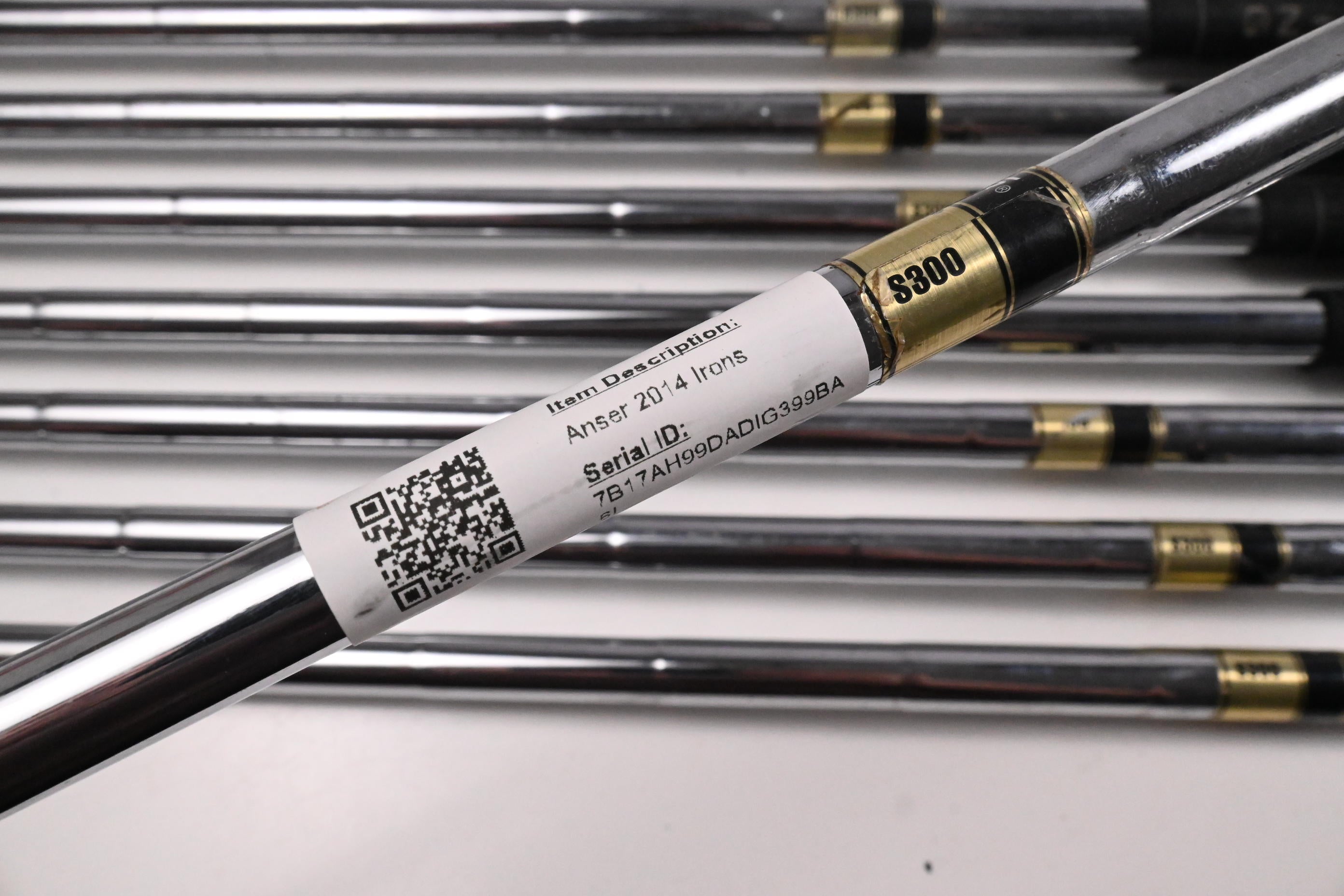Ping Anser 2014 Irons / 3-PW / Black Dot / Stiff Flex Dynamic Gold S300 Shafts