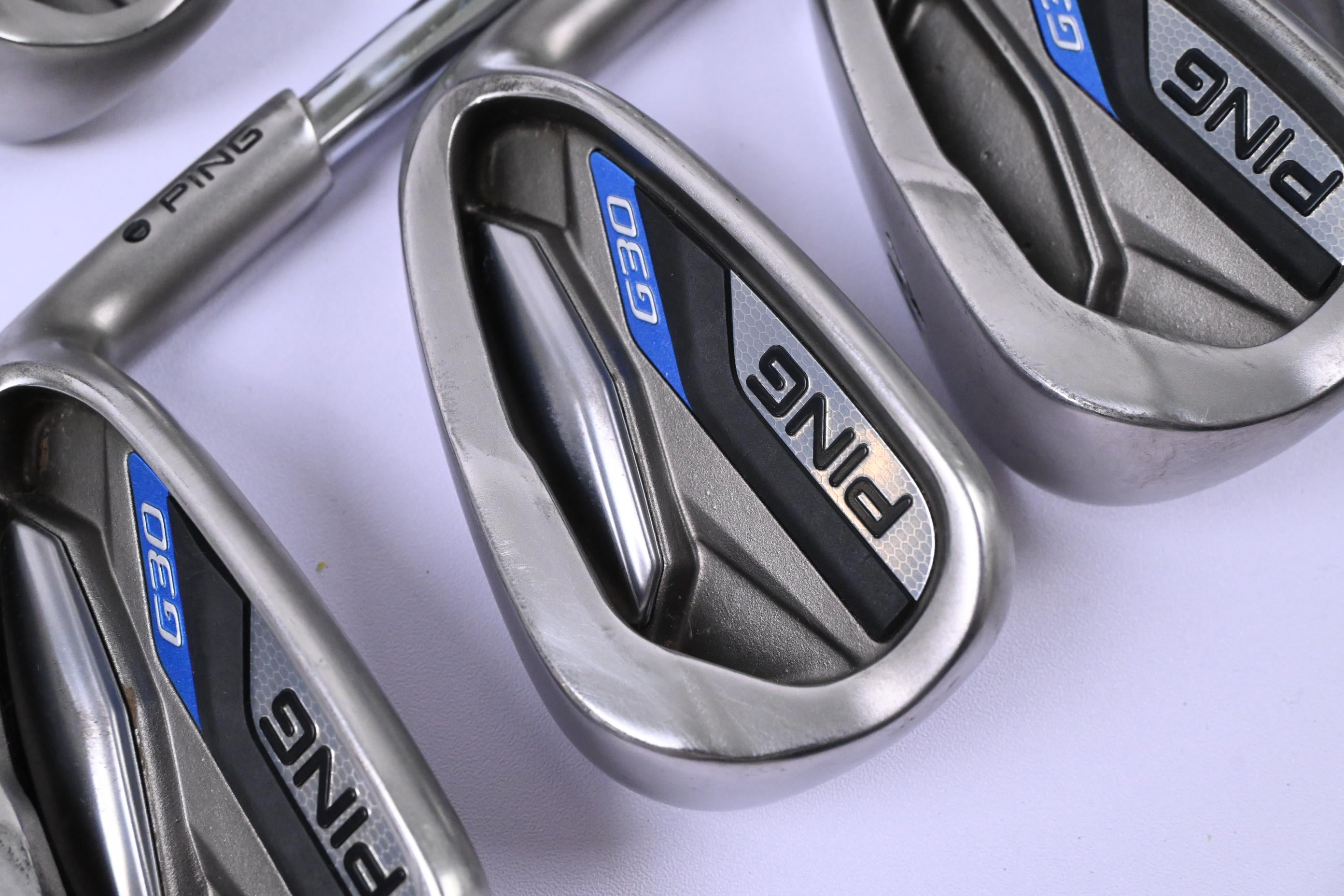 Ping G30 Irons / 5-PW+SW / Black Dot / Regular Flex Ping CFS Distance Shafts