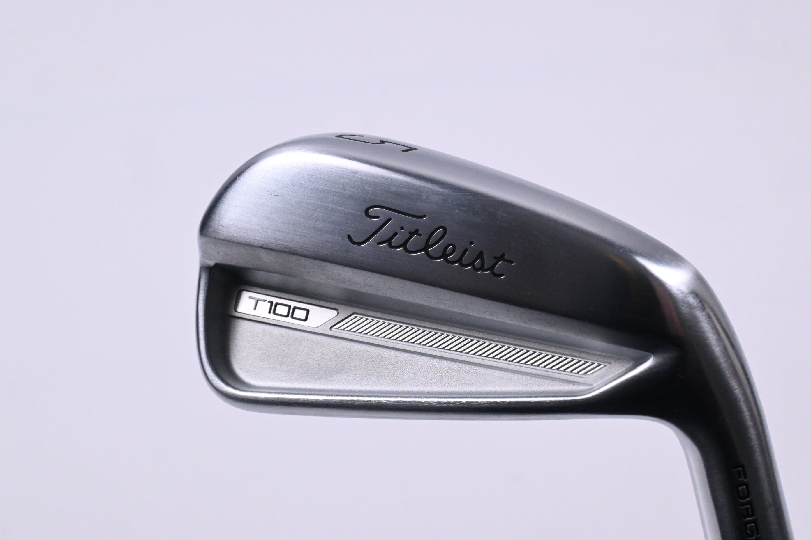 Titleist T100 2023 #5 Iron / 27 Degree / Stiff Flex AMT Tour White S300 Shaft