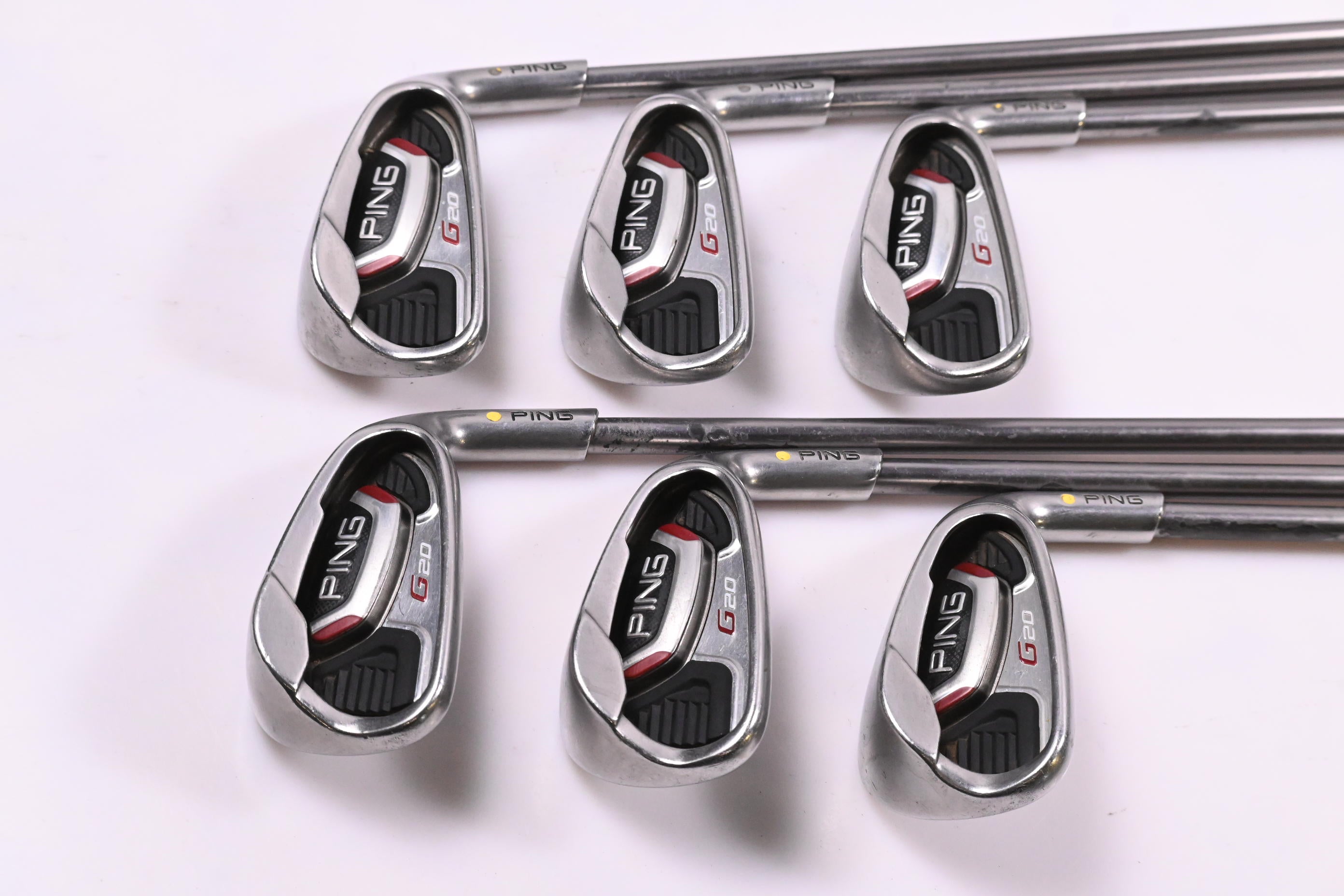 Ping G20 Irons / 5-PW / Yellow Dot / Senior Flex Ping TFC 169 I Shafts
