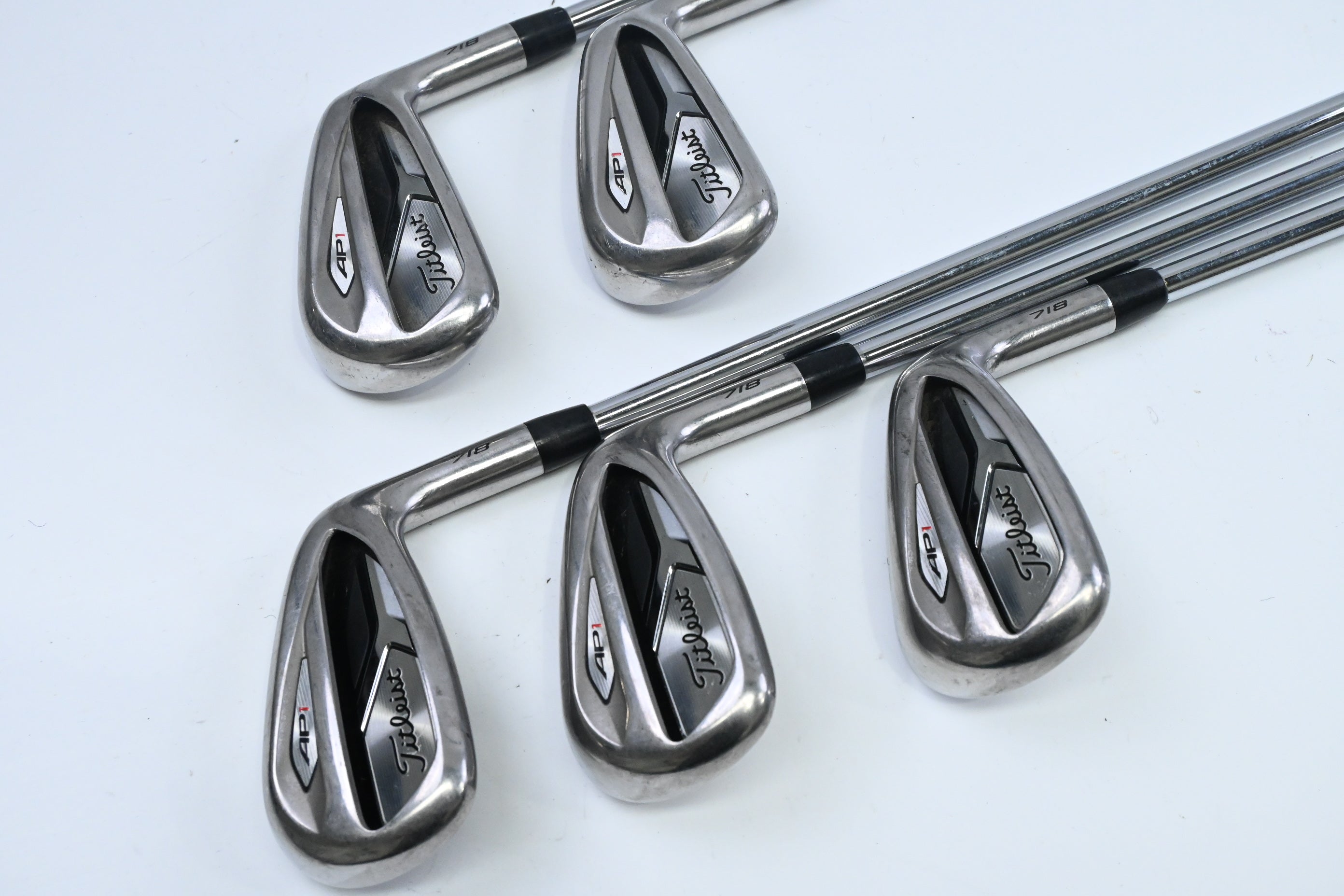 Titleist 718 AP1 Irons / 6-PW / Stiff Flex AMT Red S300 Shafts