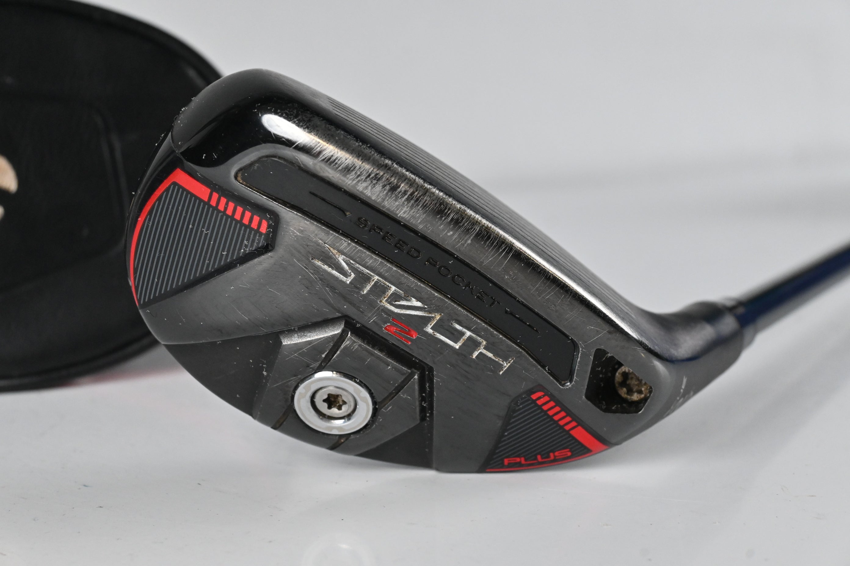 Taylormade Stealth 2 Plus #2 Hybrid / 17 Degree / Stiff Flex HZRDUS Smoke Red