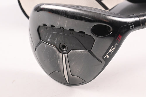 Titleist TSR3 #3 Wood / 15 Degree / Stiff Flex Tensei AV White Raw 75 Shaft