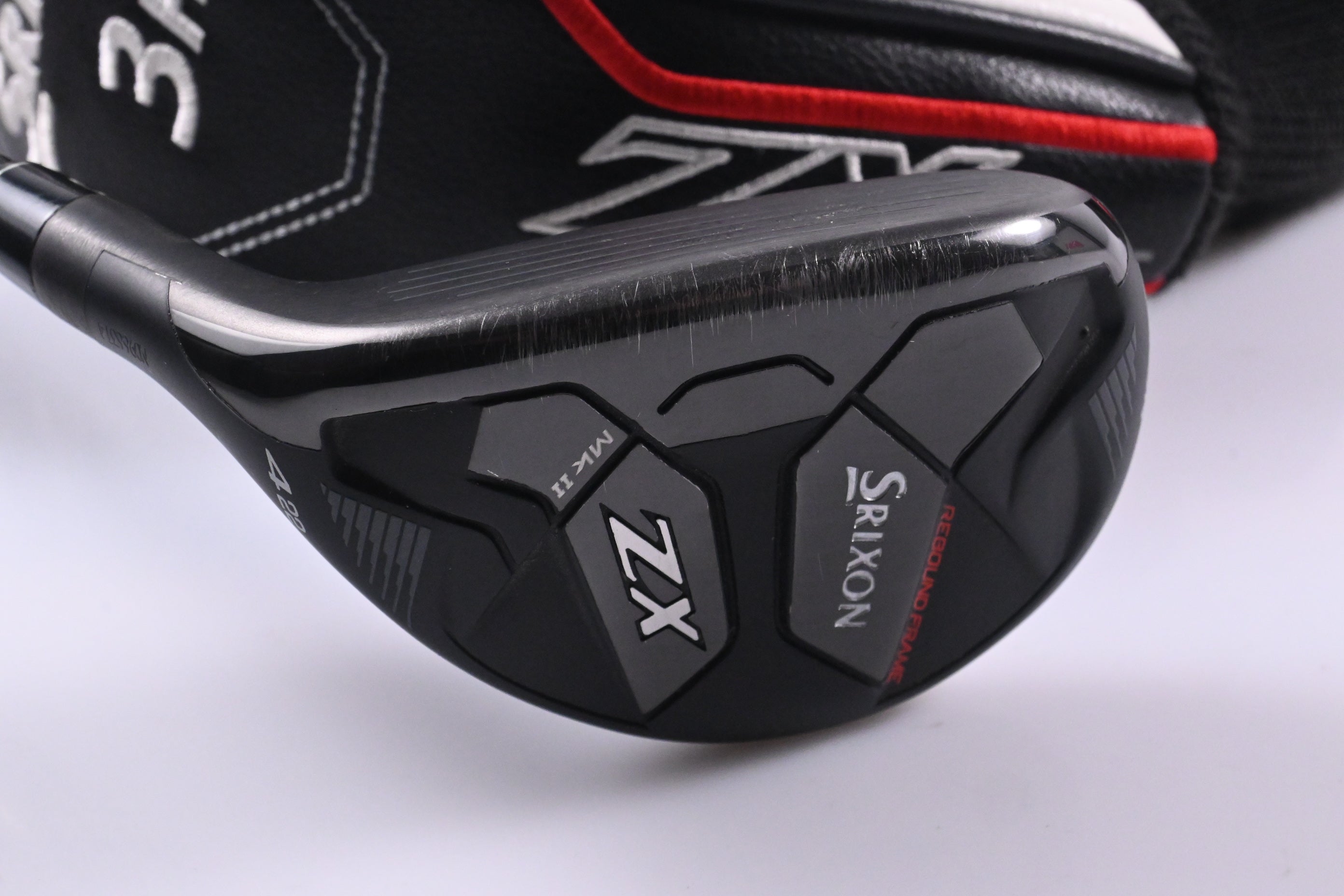 Left Hand Srixon ZX Mk II 2023 #4 Hybrid / 22 Degree / Regular Flex HZRDUS Smoke