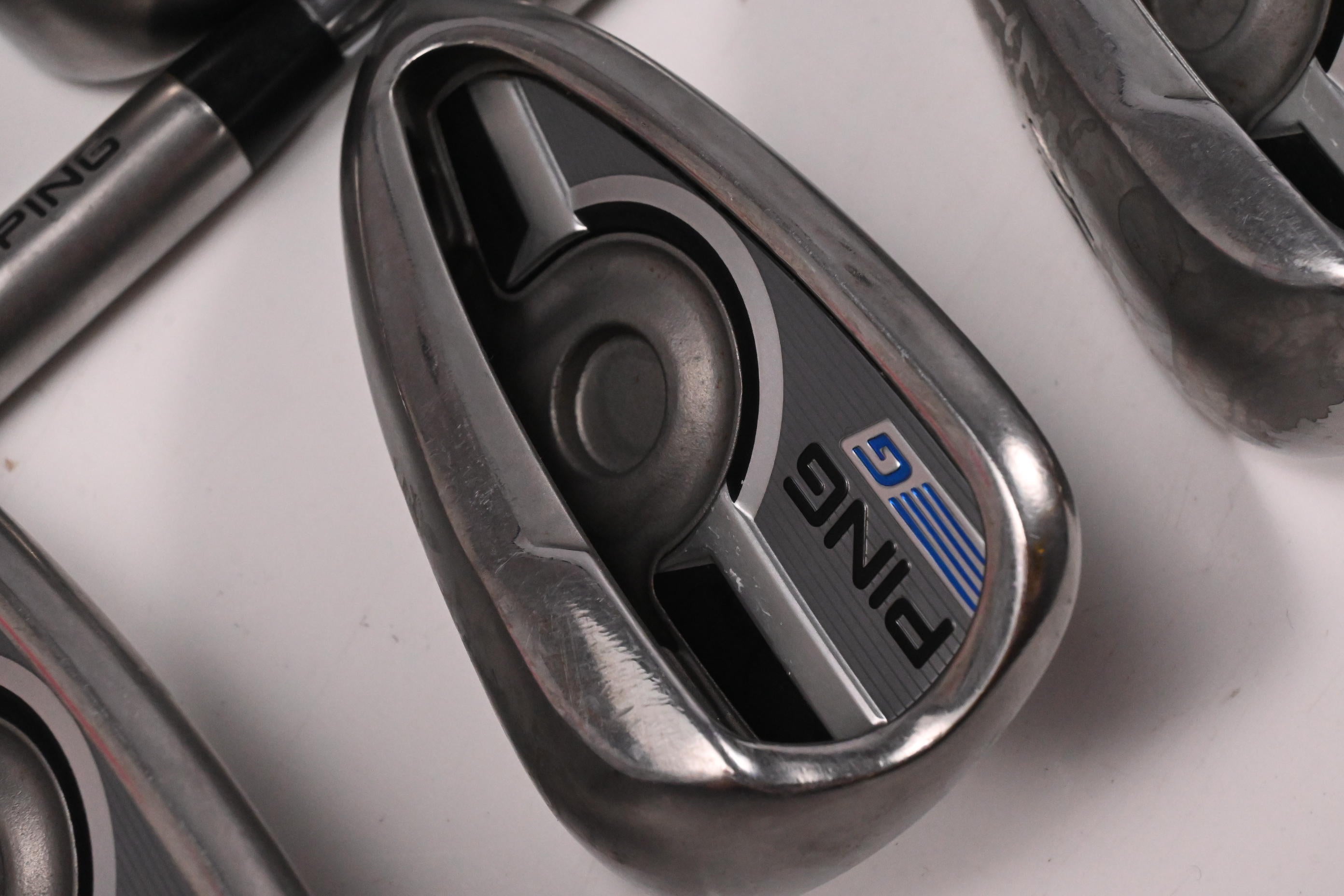 Ping G Series Irons / 5-PW+SW / Yellow Dot / Regular Flex Ping AWT 2.0 Shafts