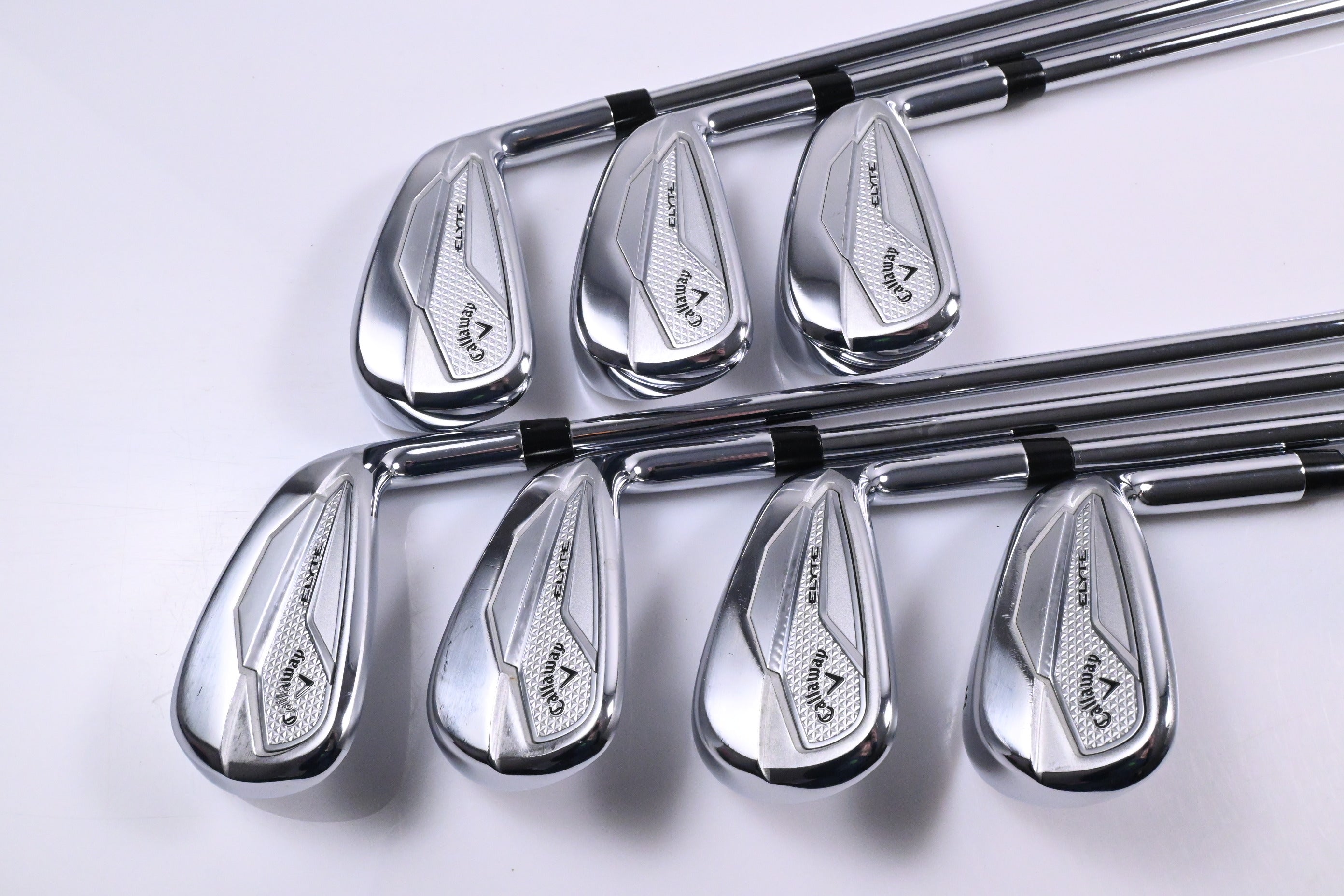 Callaway Elyte Irons / 5-PW+GW / Regular Flex Vector 80 Shafts