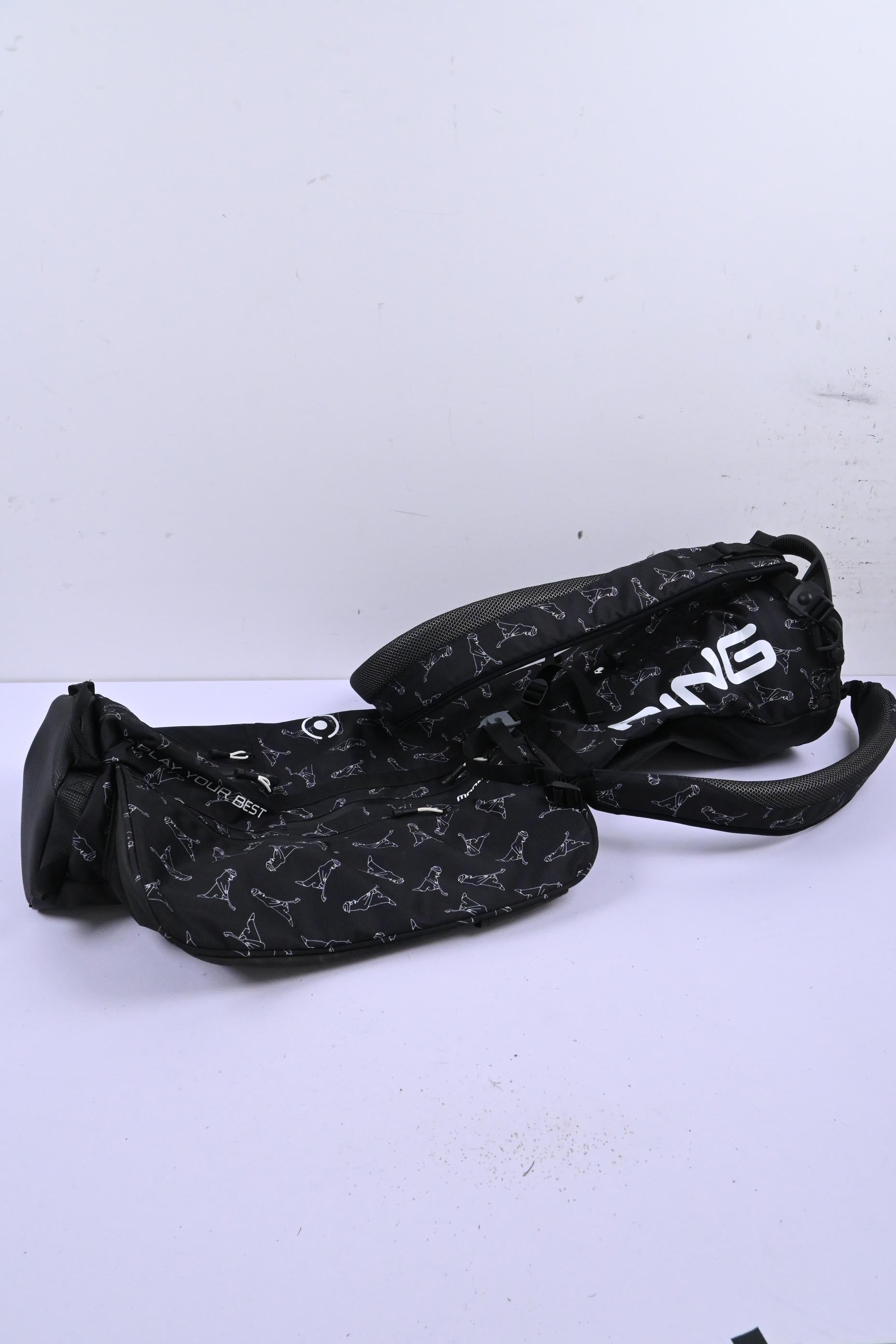 Ping Moonlite Pencil Bag / 4-Way Divider / Black & White