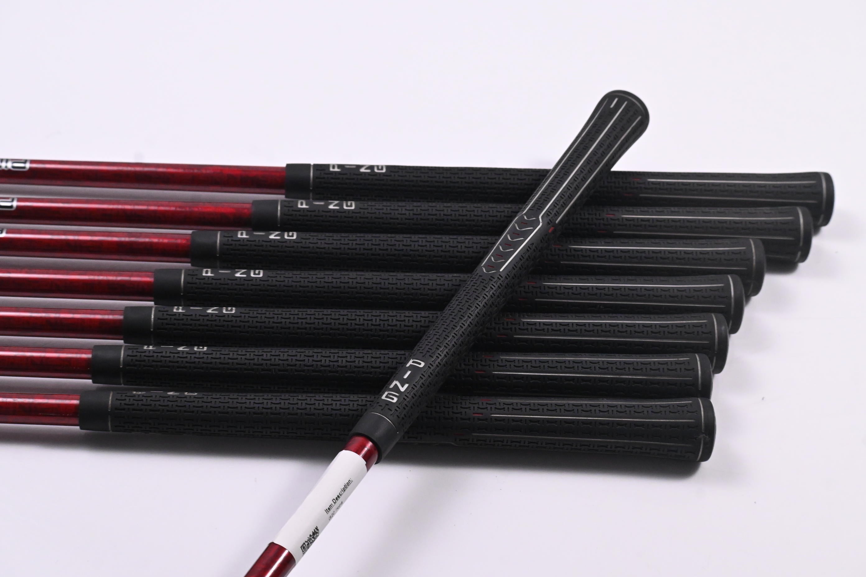 Left Hand Ping G20 Irons / 4-PW+GW / Black Dot / Senior Flex Ping TFC 169 Shafts