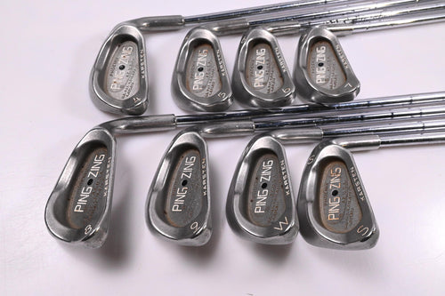 Ping Zing Irons / 4-PW+SW / Black Dot / Stiff Flex Ping Shafts