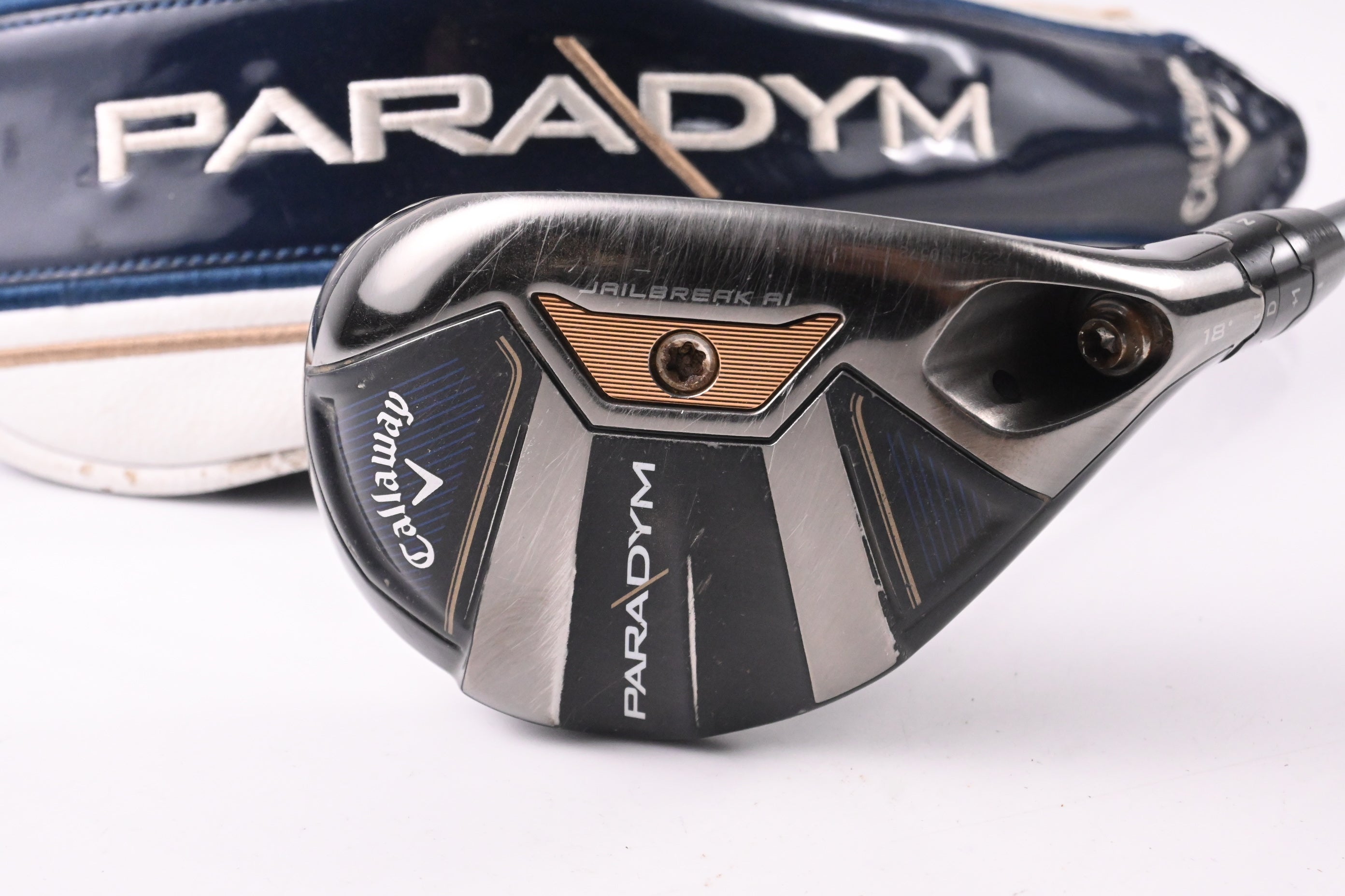 Callaway Paradym #3 Hybrid / 18 Degree / Stiff Flex Hzrdus Gen4 Silver 75 Shaft