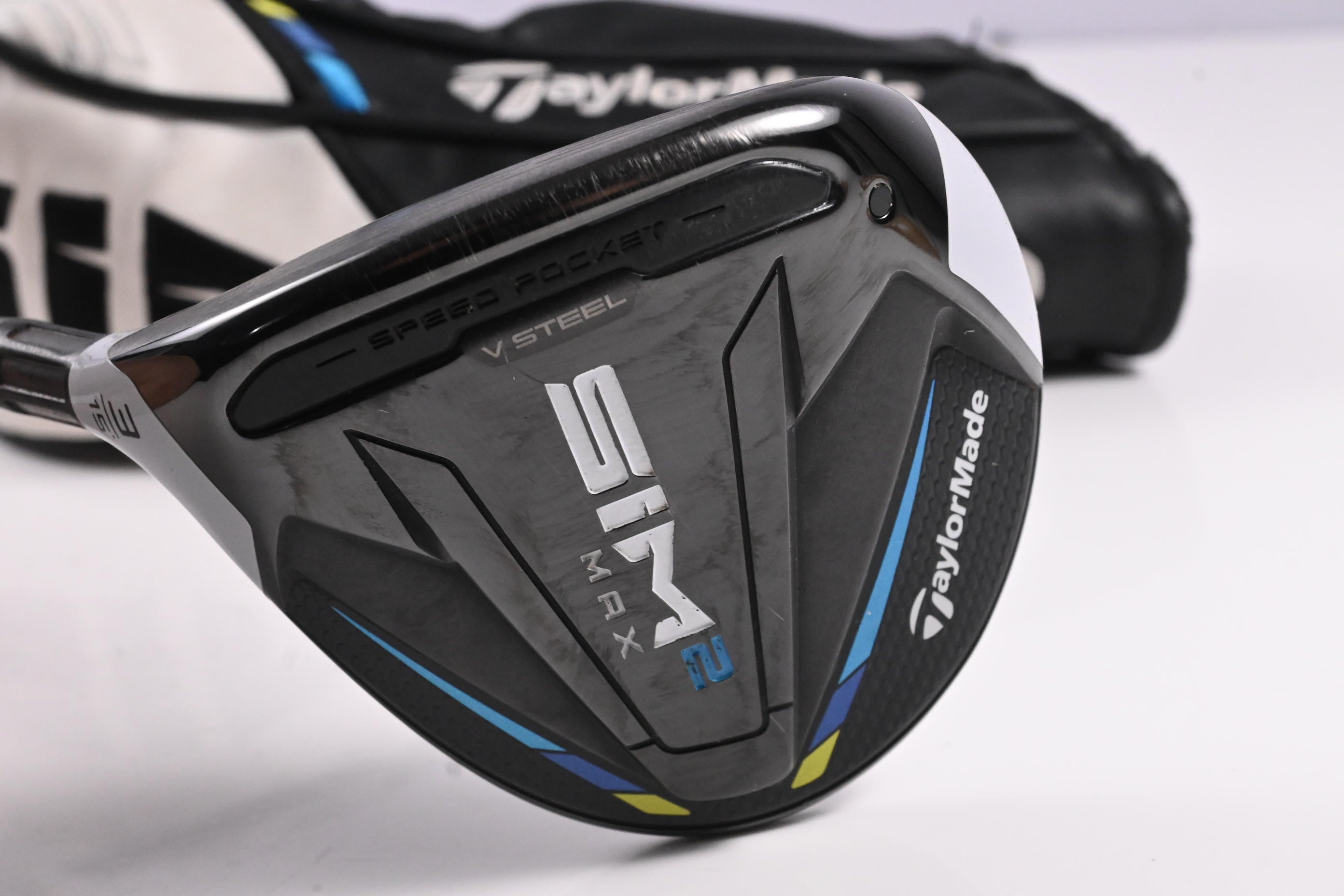 Left Hand Taylormade SIM2 Max #3 Wood / 15 Degree / Regular Flex Ventus Blue 5