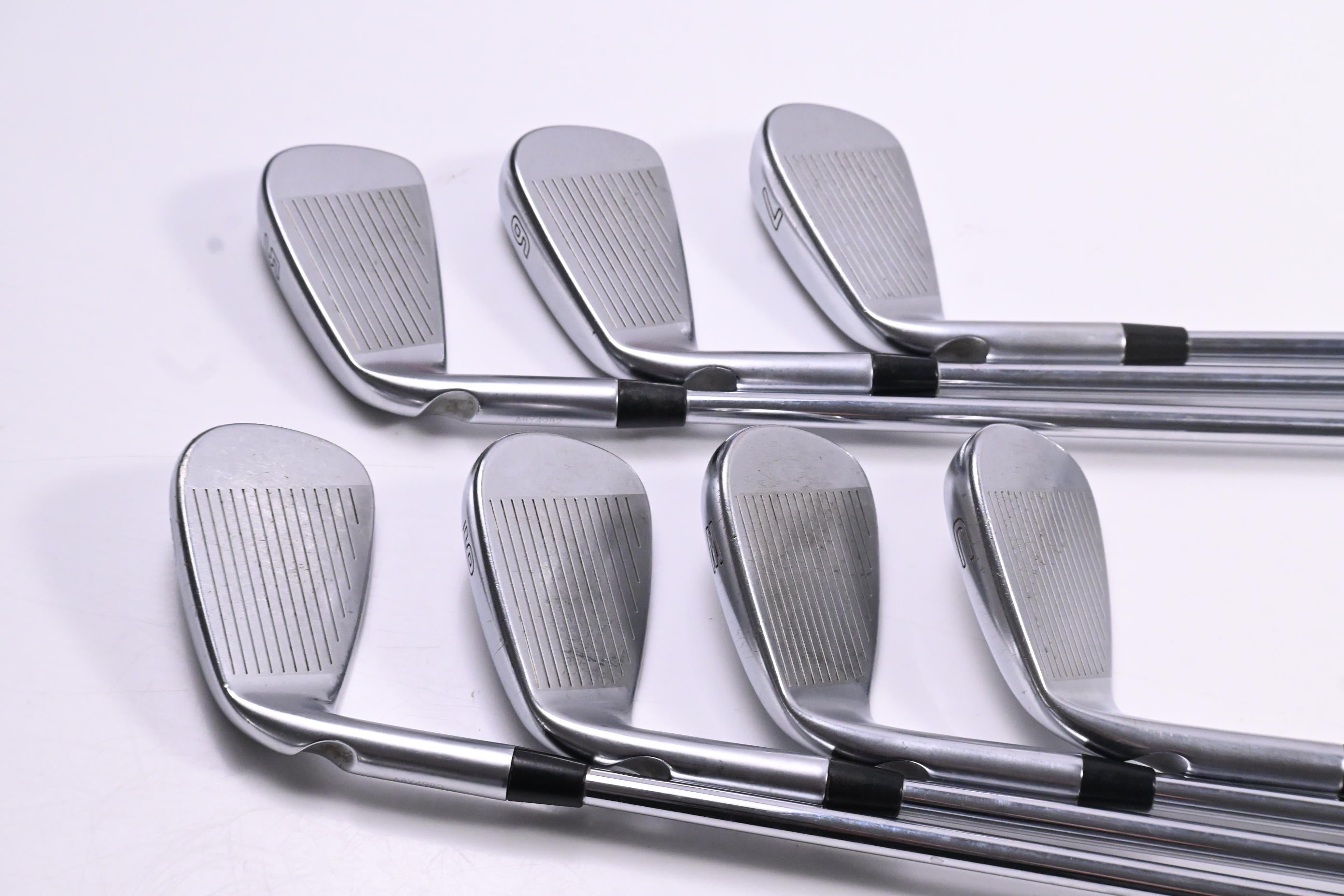 Ping i500 Irons / 5-PW+GW / White Dot / Stiff Flex Ping AWT 2.0 Shafts