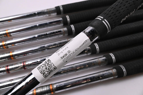 Ping Zing Irons / 4-PW+SW / Black Dot / Stiff Flex Ping Shafts