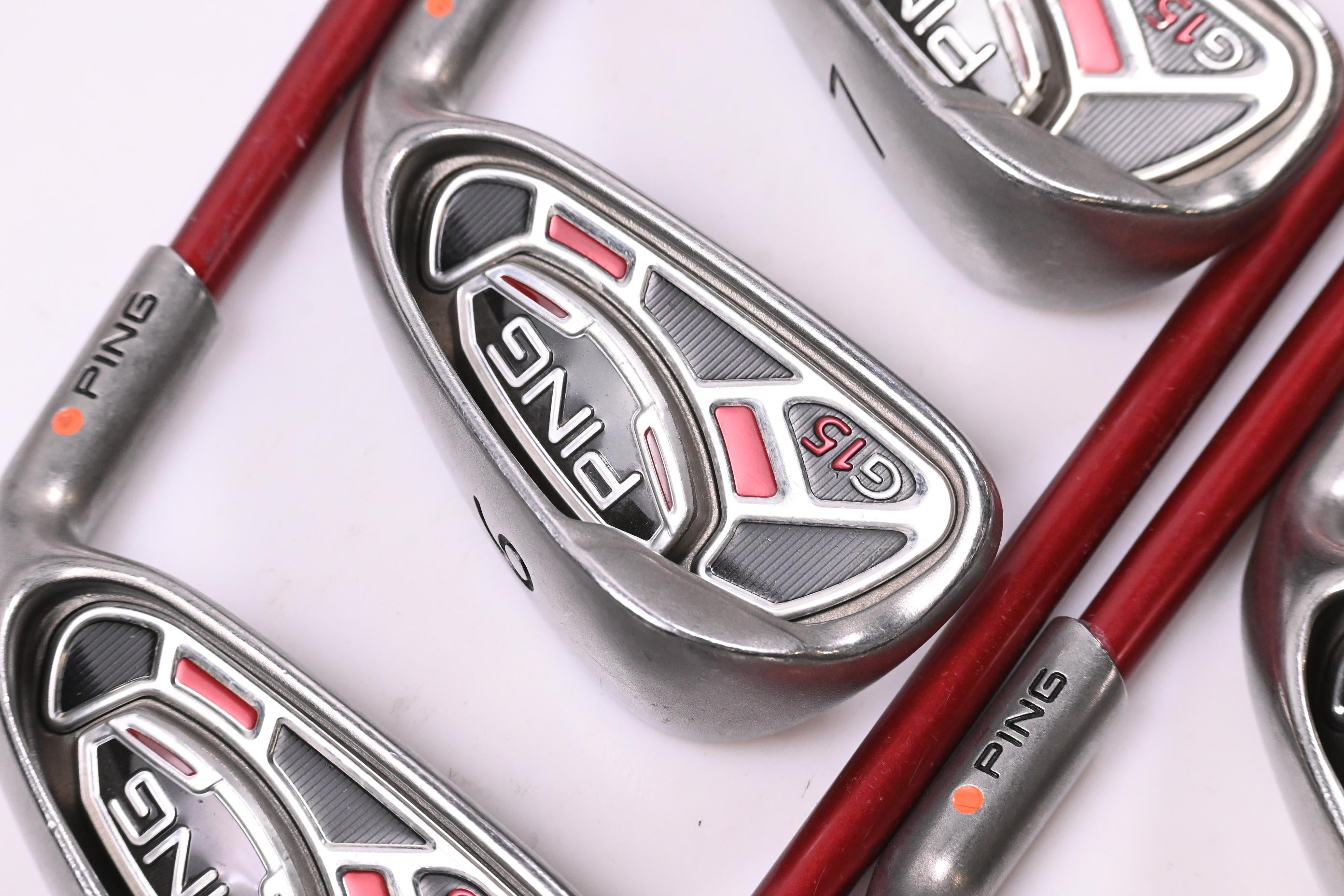 Ping G15 Irons / 5-PW+UW / Orange Dot / Senior Flex Ping TFC 149 I Shafts