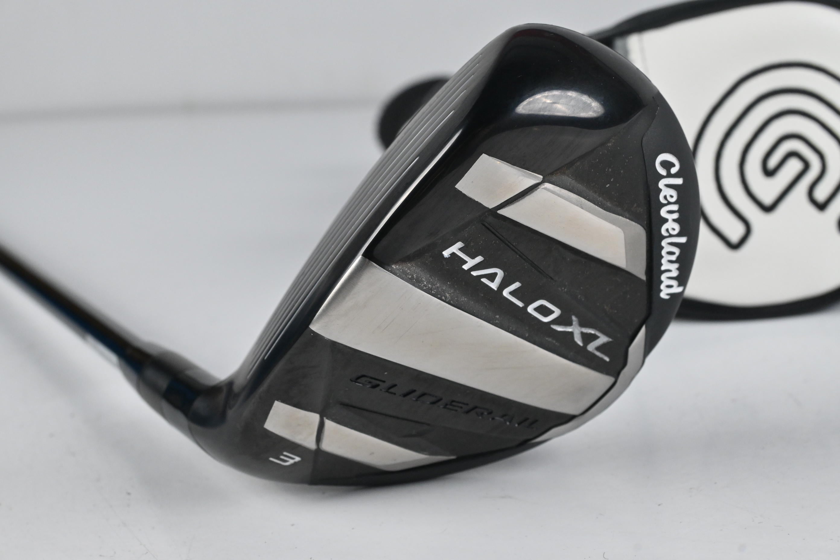 Left Hand Cleveland Halo XL #3 Hybrid / 18 Degree / Stiff Flex Tensei AV Blue 65