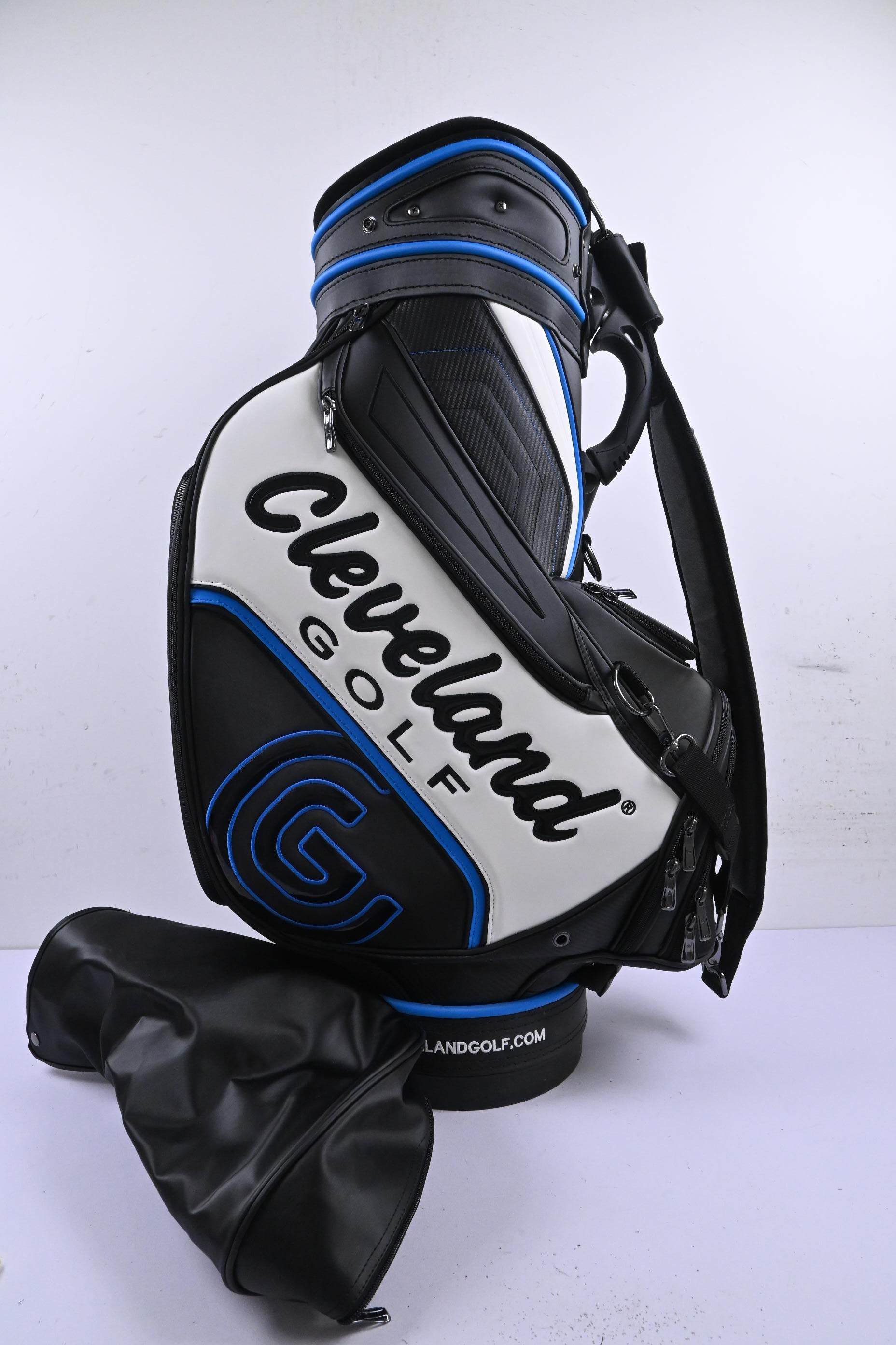 Cleveland Tour Bag / 6-Way Divider / Black, White & Blue