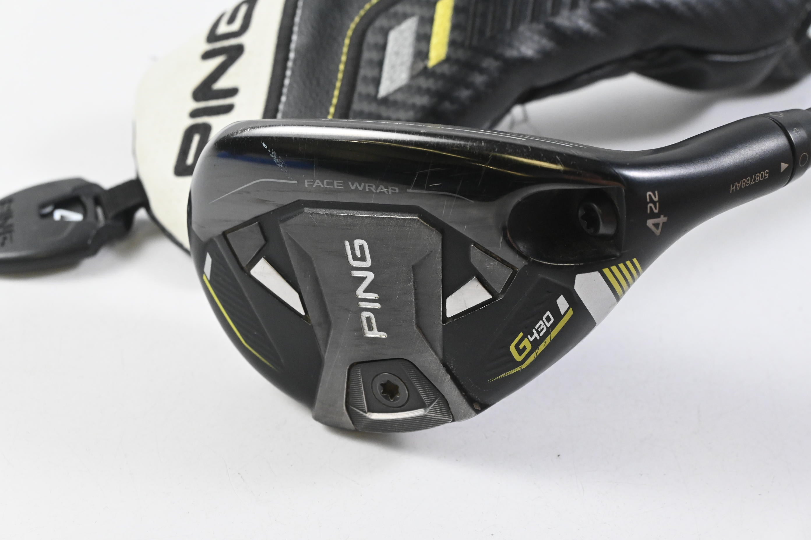 Ping G430 #4 Hybrid / 22 Degree / Regular Flex Ping Alta CB Black 70 Shaft