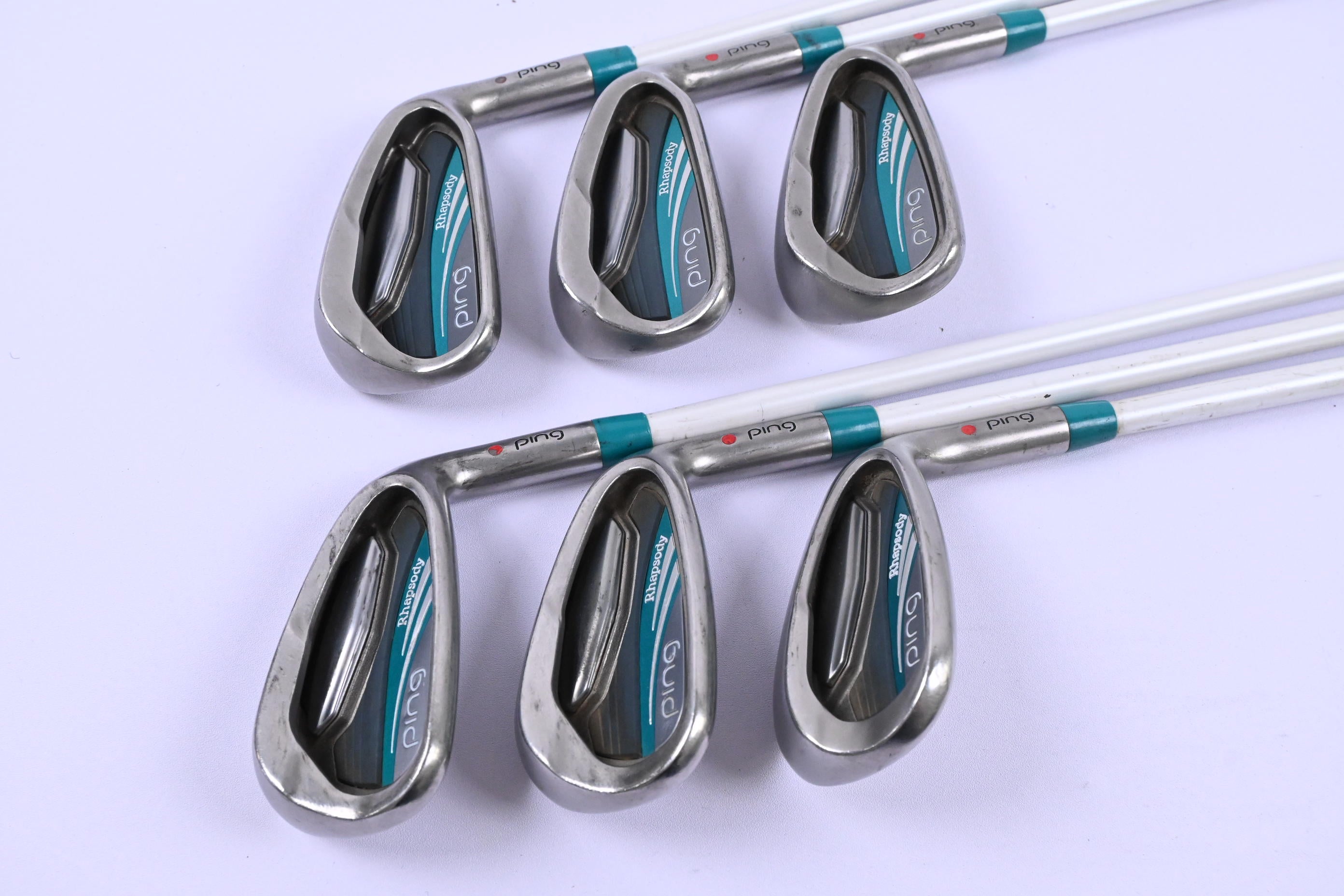 Ladies Ping Rhapsody 2015 Irons / 6-PW+SW / Red Dot / Ladies Flex Ping ULT 220