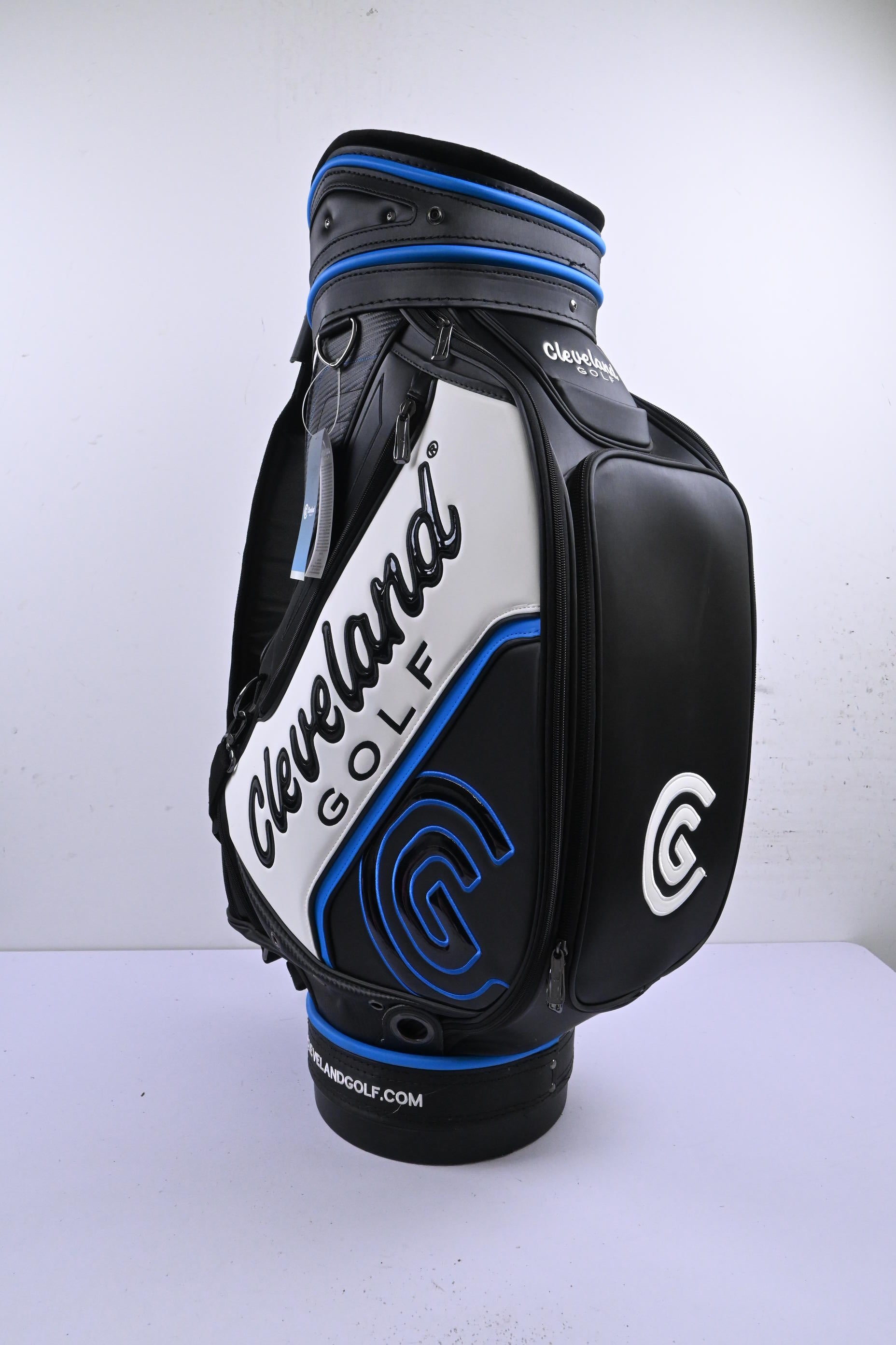 Cleveland Tour Bag / 6-Way Divider / Black, White & Blue