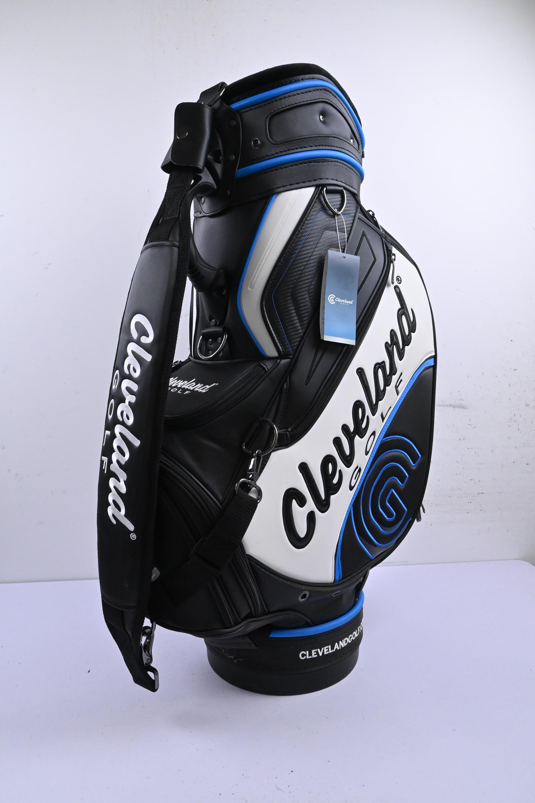 Cleveland Tour Bag / 6-Way Divider / Black, White & Blue