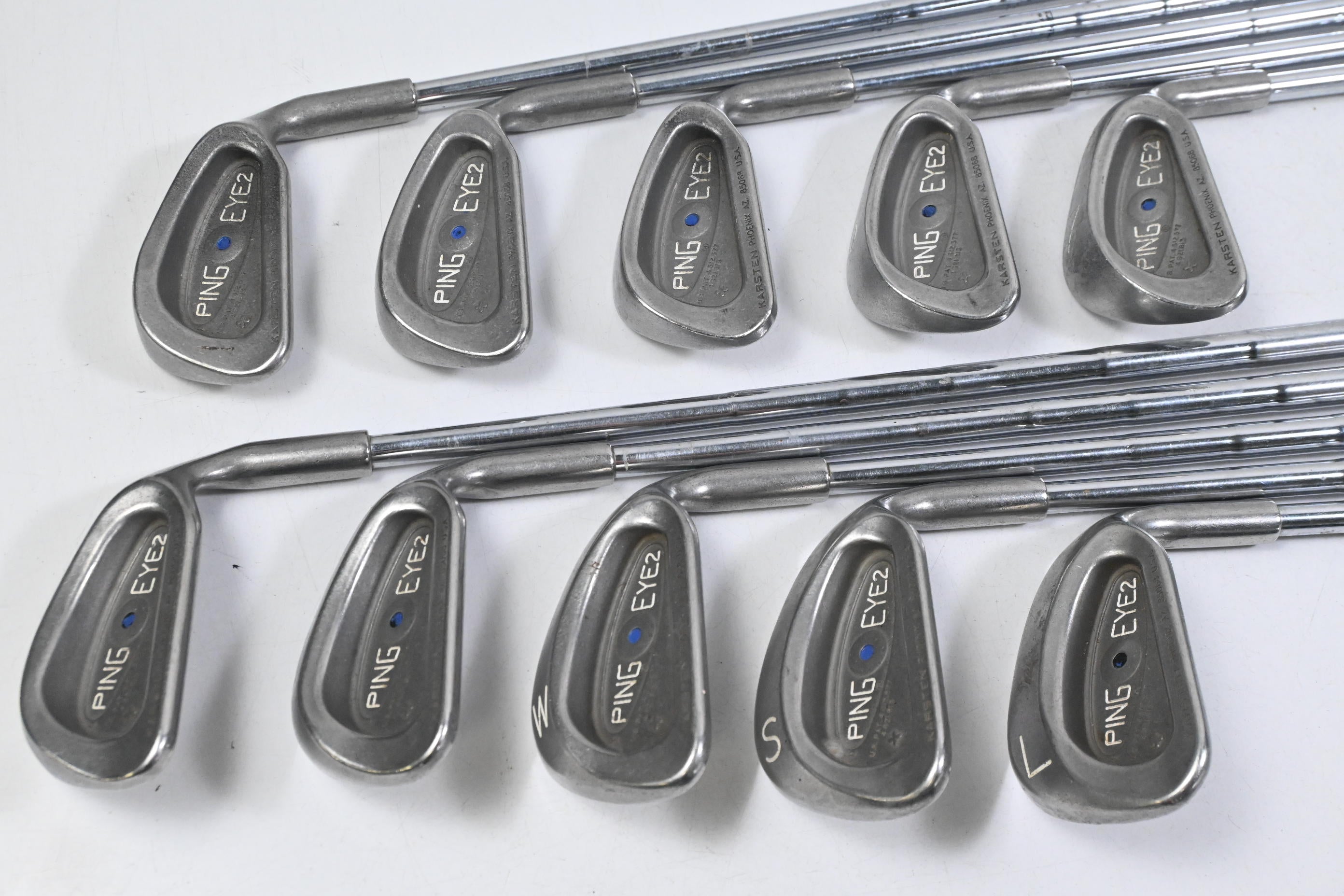 Ping Eye 2+ Irons / 3-PW+SW+LW / Blue Dot / Regular Flex Ping KT Shafts