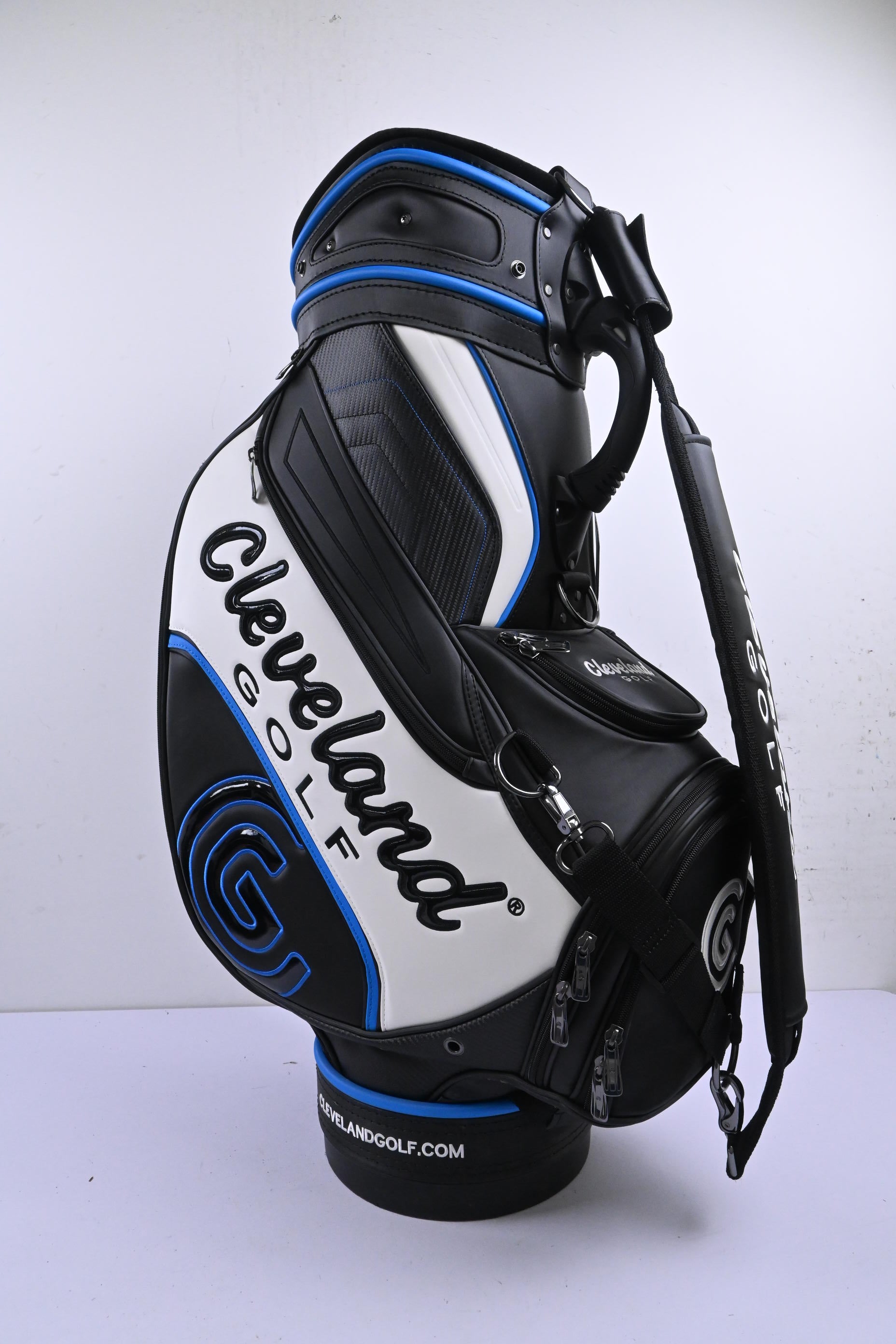 Cleveland Tour Bag / 6-Way Divider / Black, White & Blue