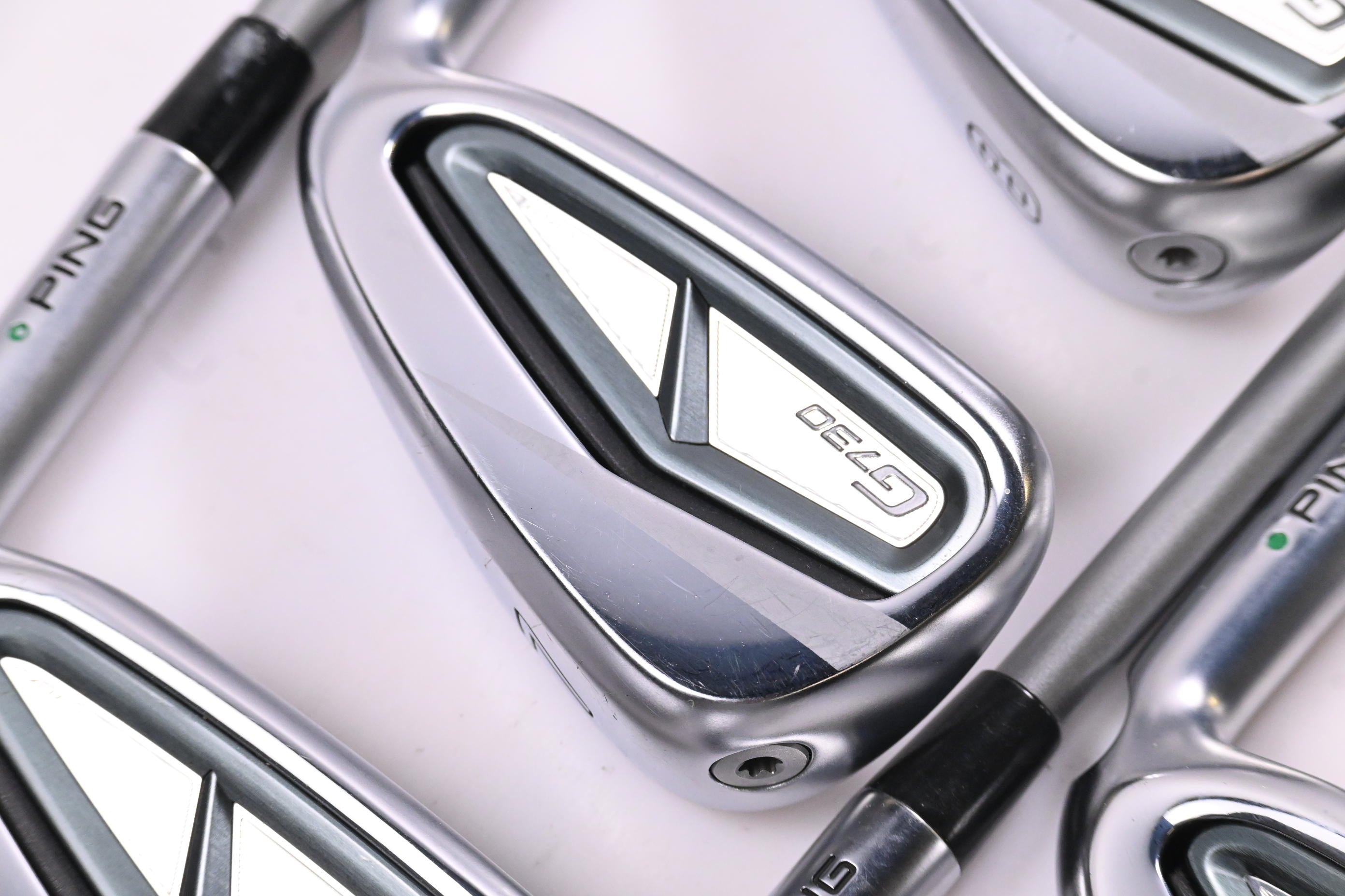 Ping G730 Irons / 6-PW / Green Dot / Senior Flex Ping Alta Quick 45 Shafts