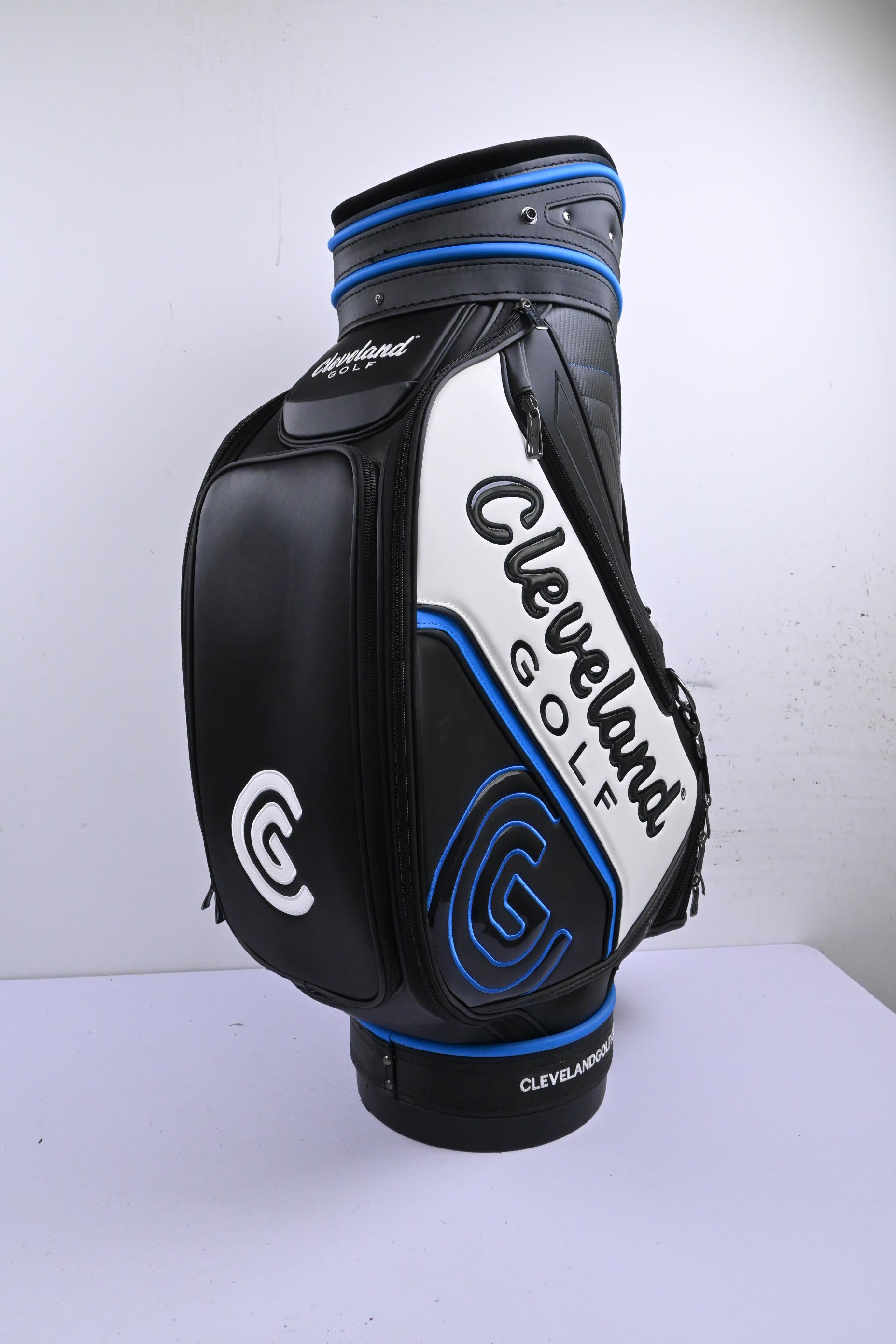 Cleveland Tour Bag / 6-Way Divider / Black, White & Blue