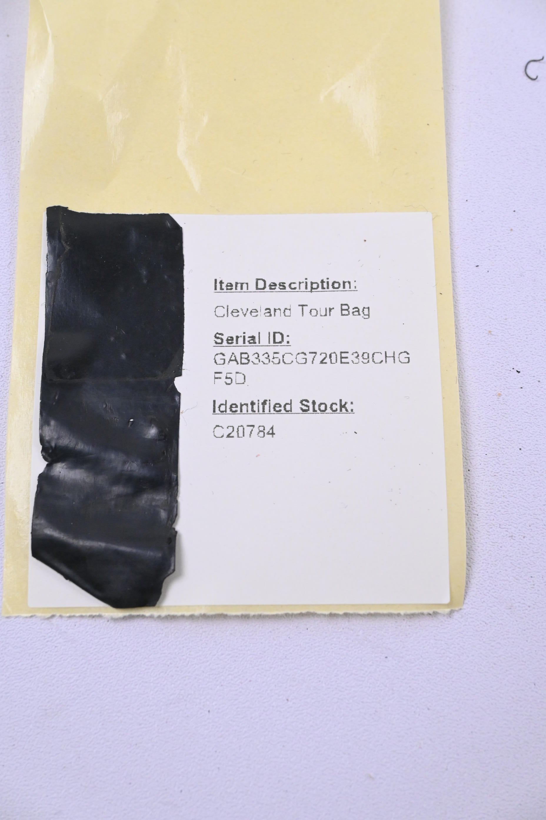 Cleveland Tour Bag / 6-Way Divider / Black, White & Blue