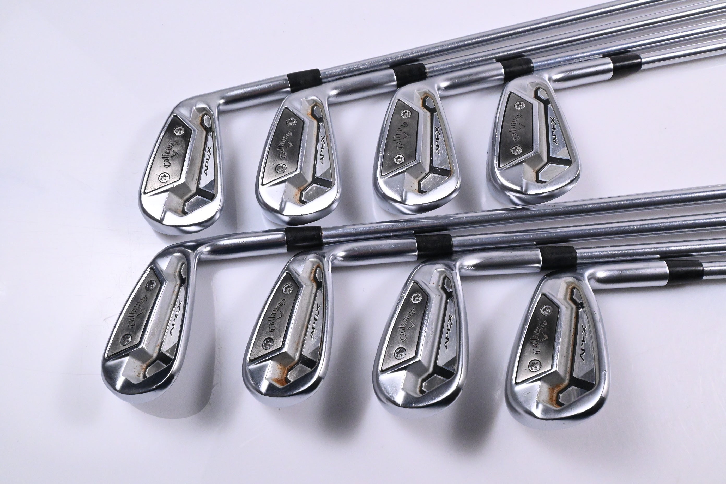 Callaway Apex TCB Irons / 4-PW+GW / Stiff Flex Project X IO 110 Shafts