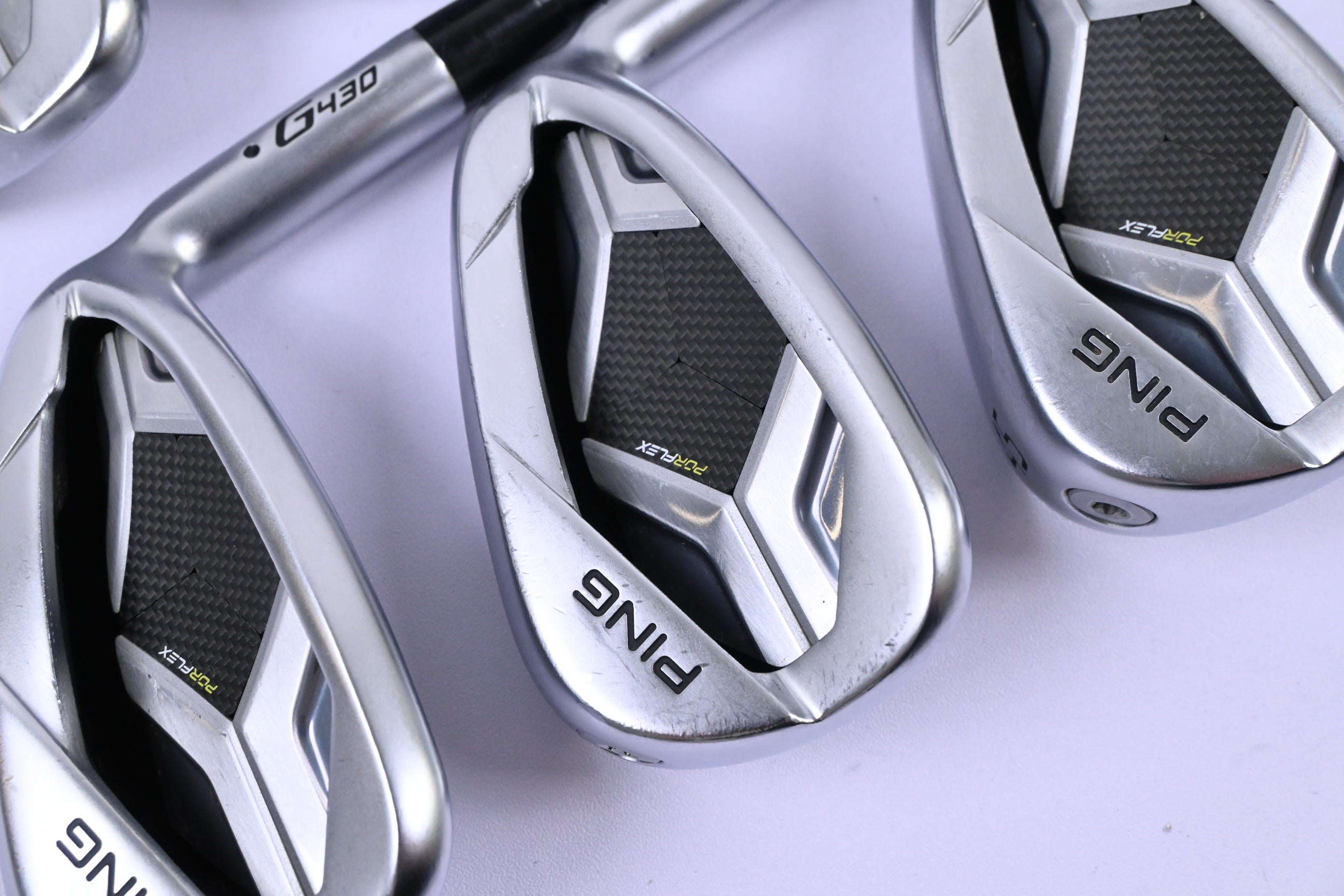 Ping G430 Irons / 6-PW+GW / Black Dot / Regular Flex Ping Alta CB Black Shafts