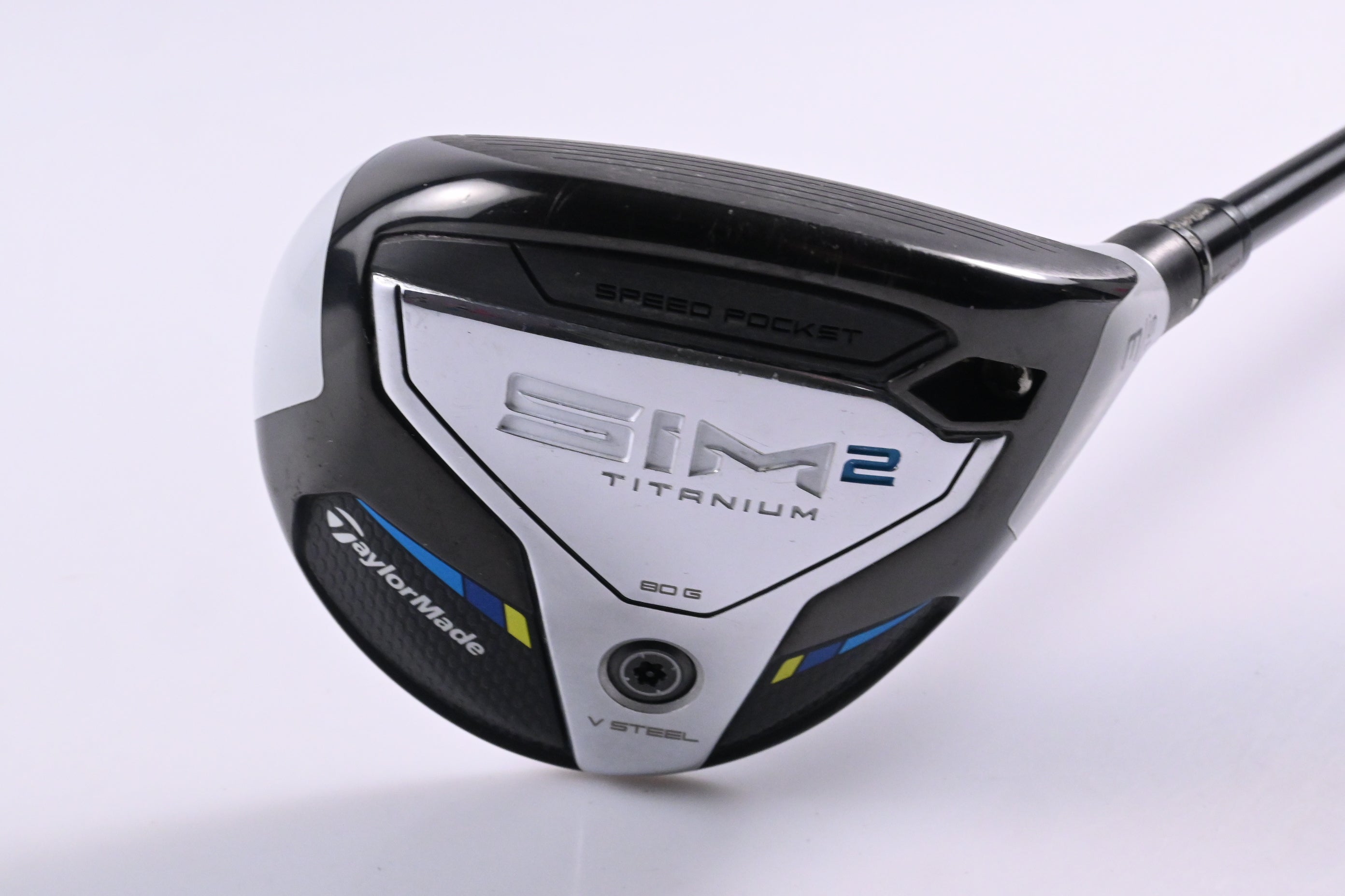 Taylormade SIM2 Ti #3 Wood / 15 Degree / Stiff Flex Tensei AV Raw Blue 65 Shaft