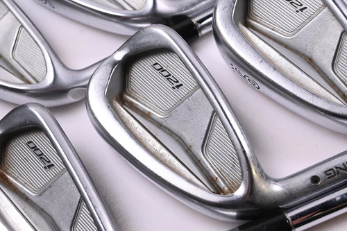 Left Hand Ping i200 Irons / 4-PW / Black Dot / Stiff Flex KBS Tour 120 Shafts