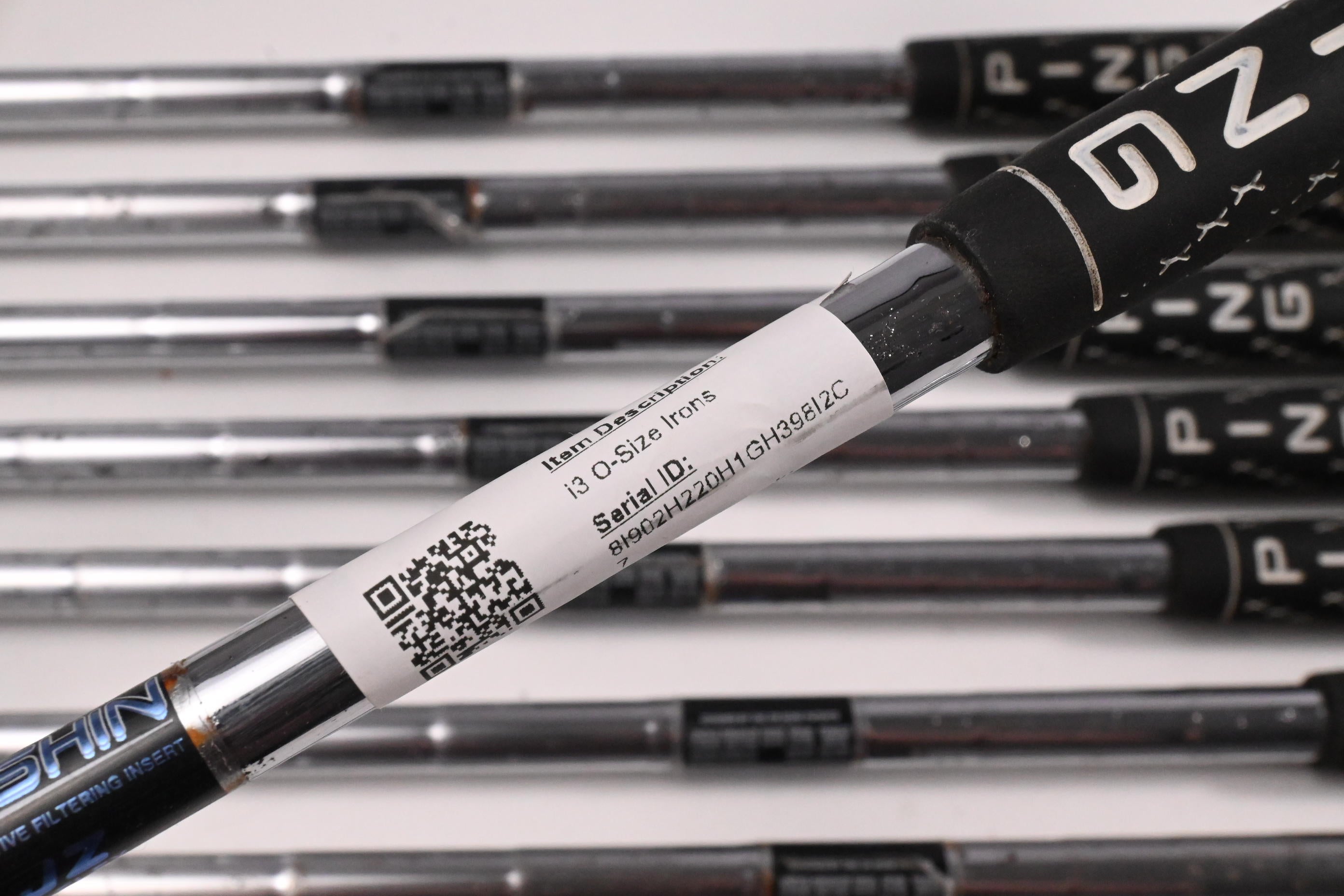 Ping i3 O-Size Irons / 3-PW+SW / Brown Dot / Regular Flex Ping Cushin JZ Shafts