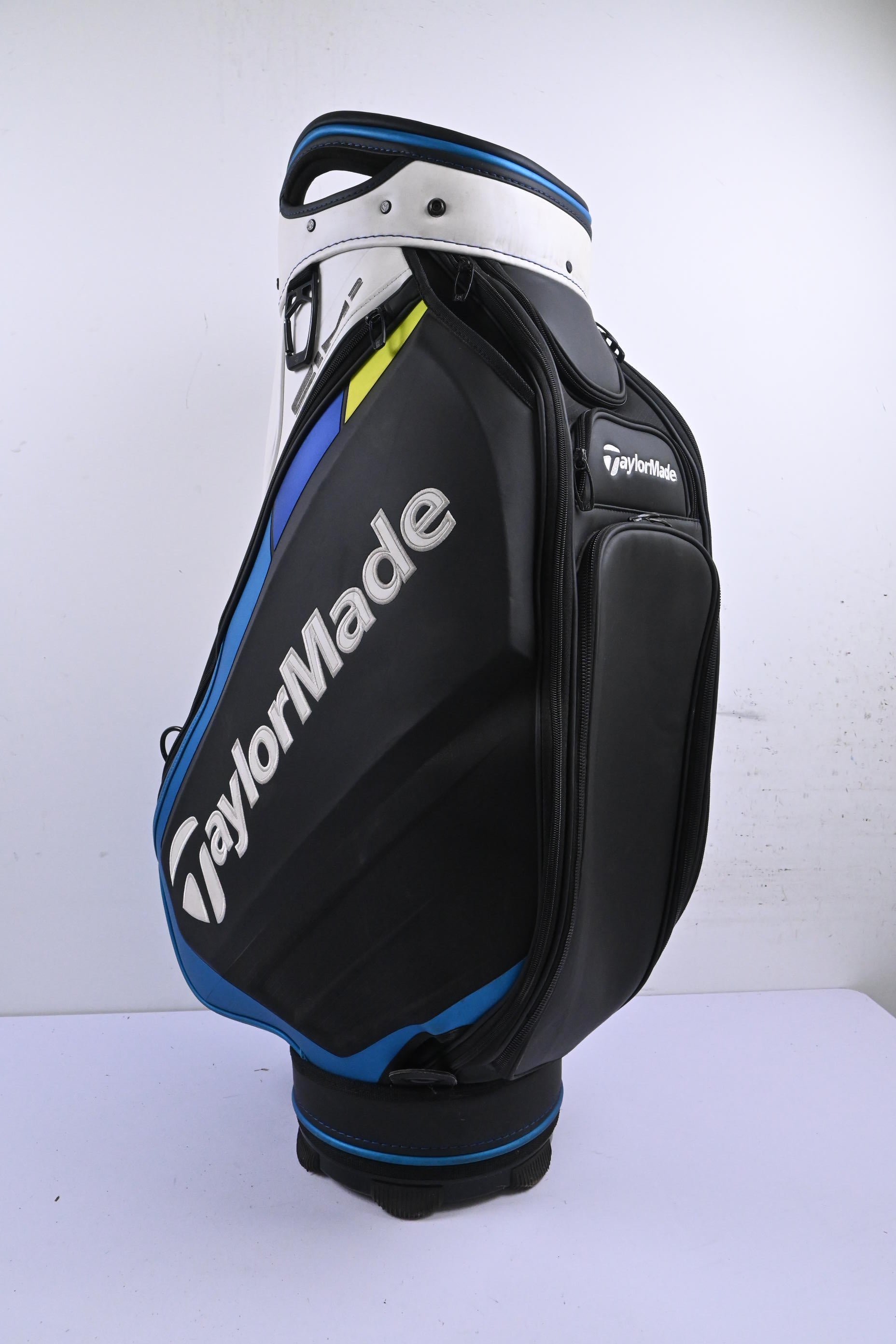 Taylormade Sim 2 Tour Bag / 6-Way Divider / Black, White & Blue