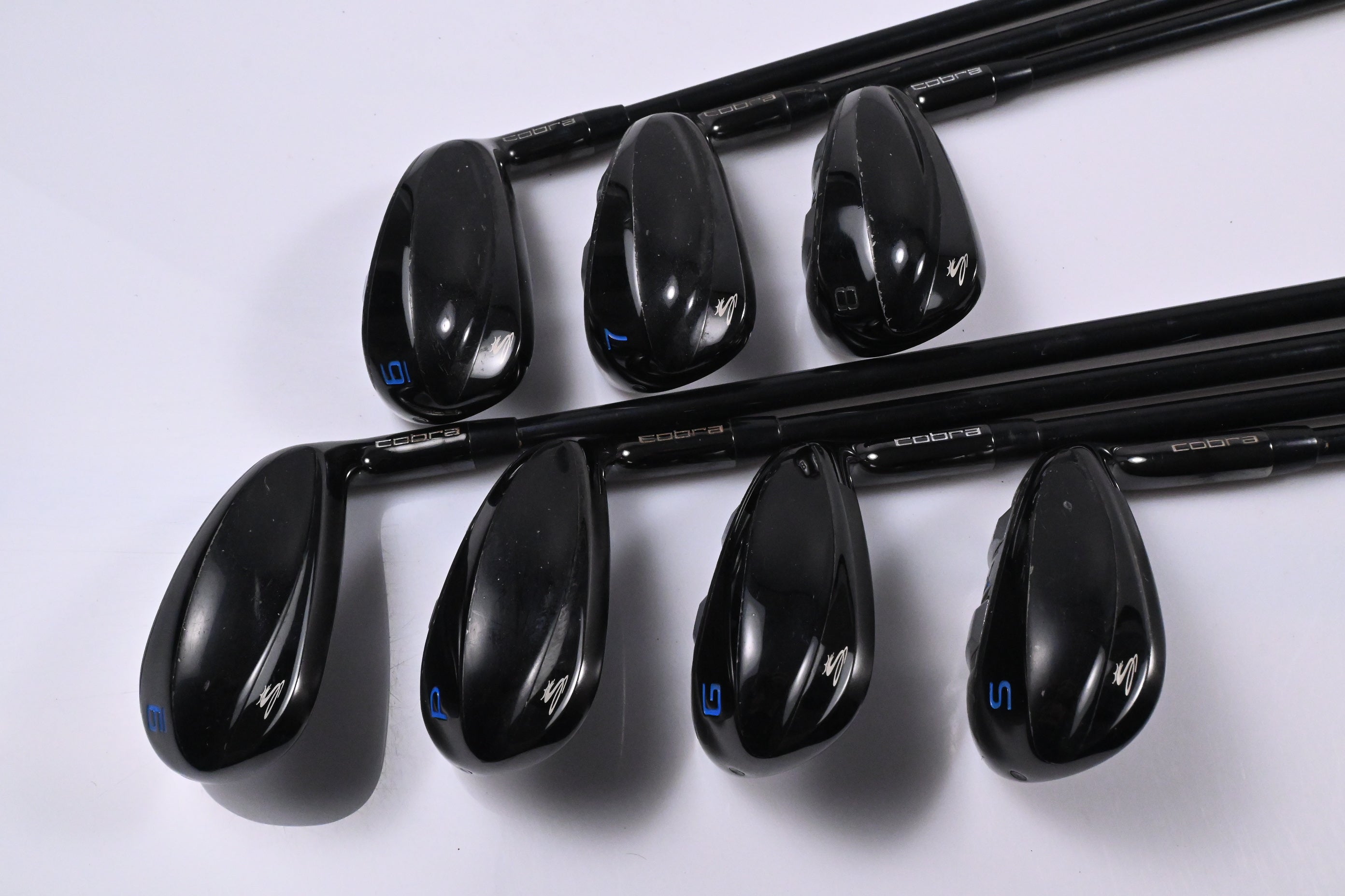 Cobra T-Rail Irons/ 6-PW+GW+SW / Regular Flex Cobra Ultralite 50 Shafts