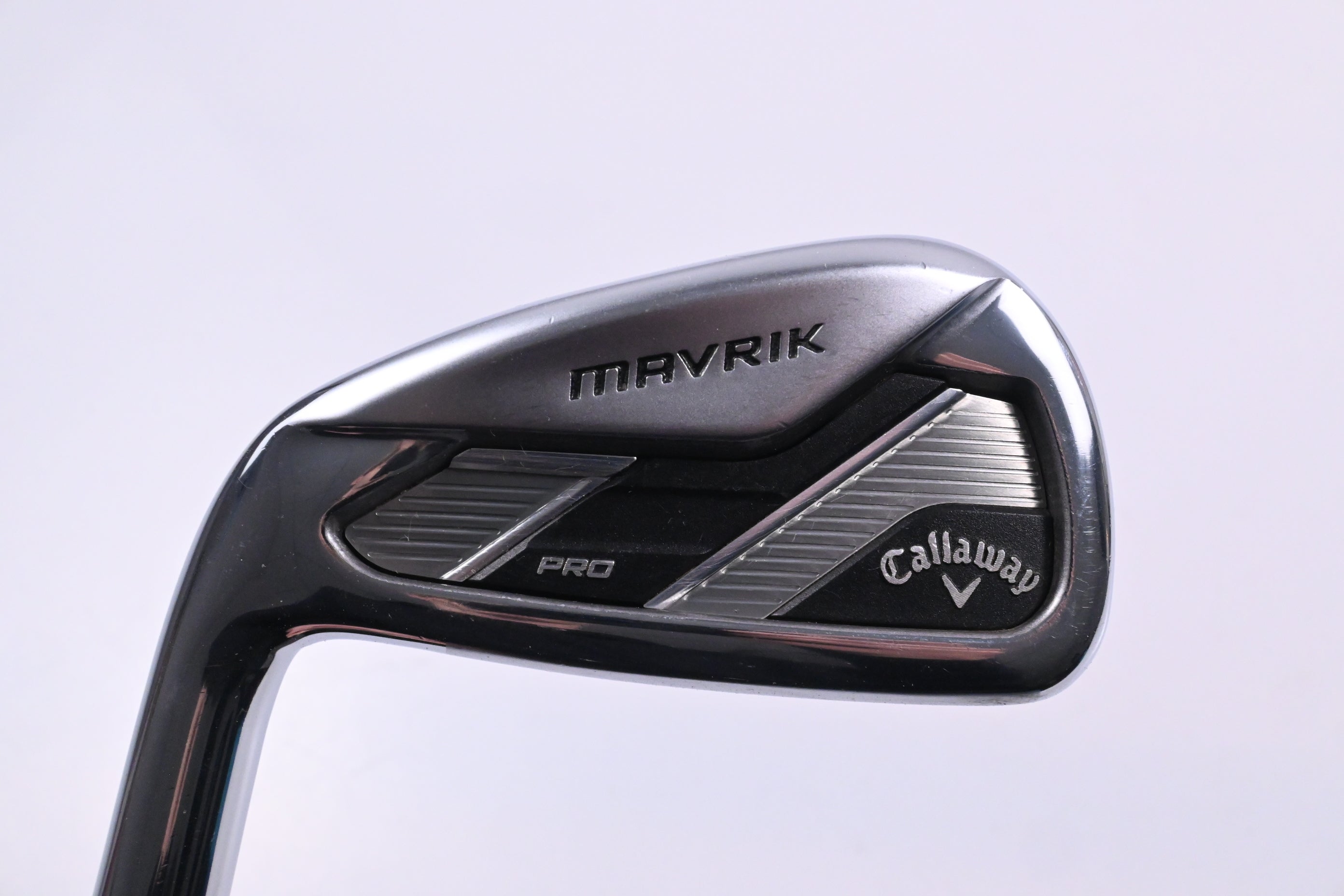 Left Hand Callaway Mavrik Pro #4 Iron / 21 Degree / Stiff Flex Steel Fiber FC 90