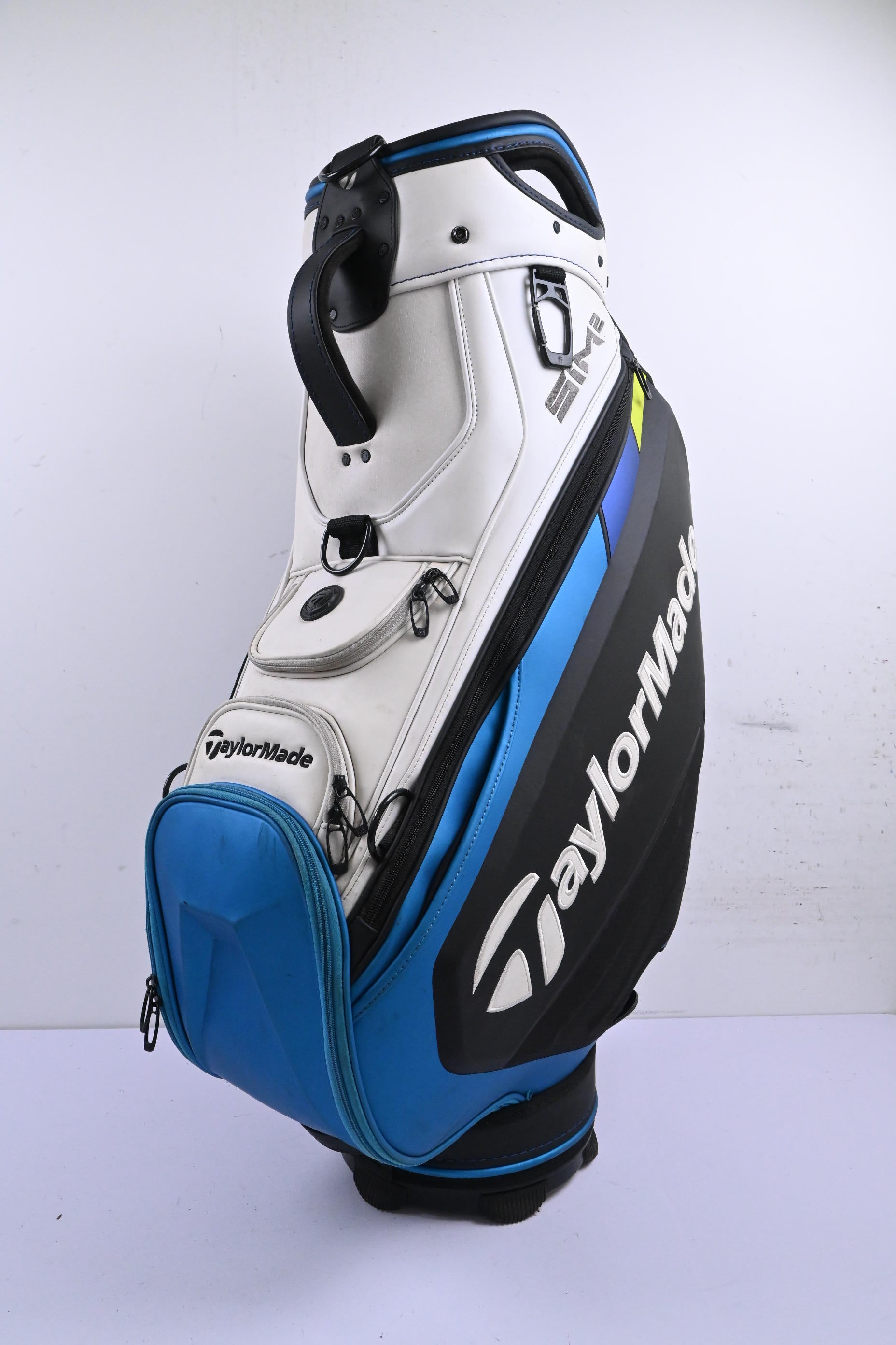 Taylormade Sim 2 Tour Bag / 6-Way Divider / Black, White & Blue