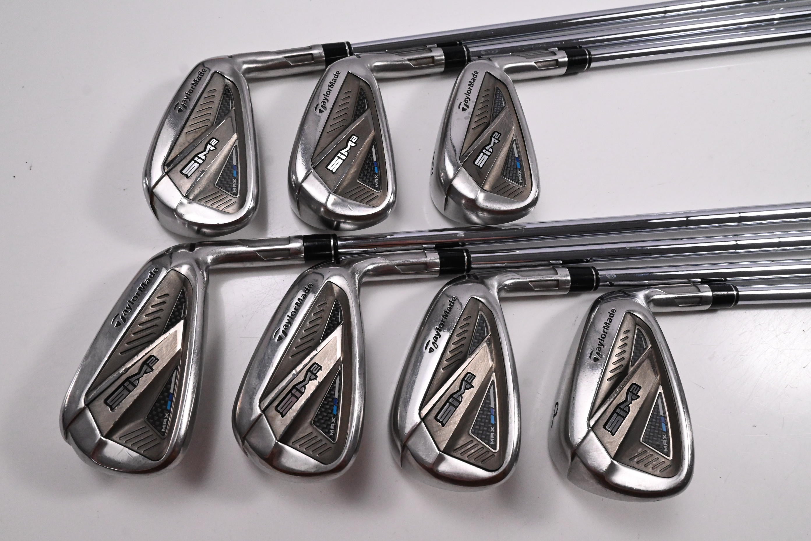 Taylormade SIM2 Max Irons / 4-PW / Regular Flex KBS Tour 90 Shafts