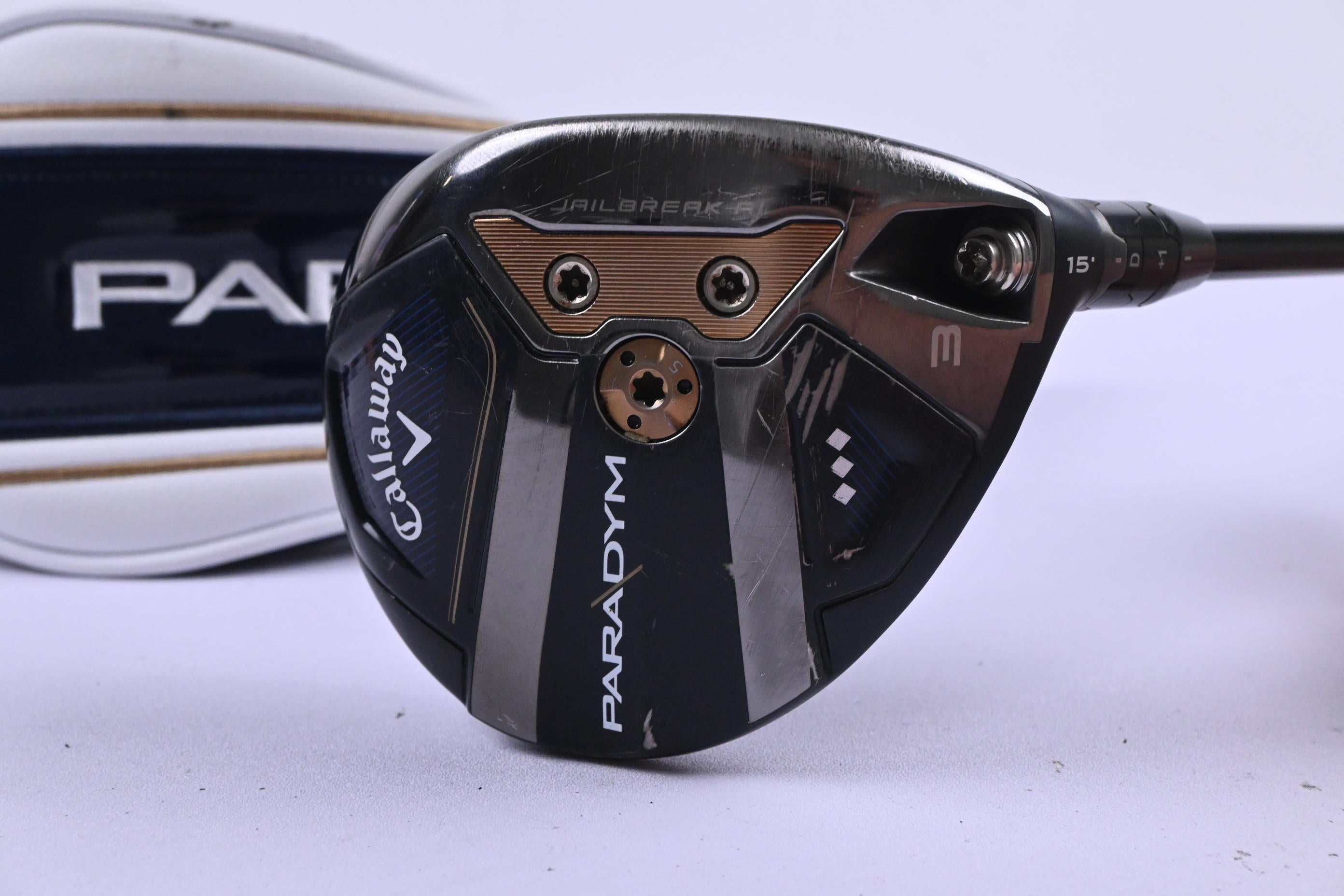 Callaway Paradym Triple Diamond #3 Wood / 15 Degree / Stiff Flex Kai'li White 70