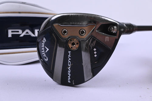 Callaway Paradym Triple Diamond #3 Wood / 15 Degree / Stiff Flex Kai'li White 70
