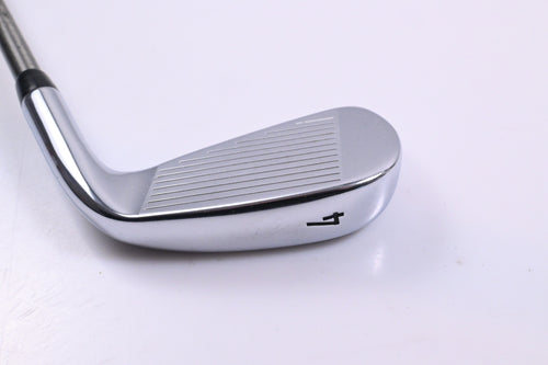 Left Hand Callaway Mavrik Pro #4 Iron / 21 Degree / Stiff Flex Steel Fiber FC 90
