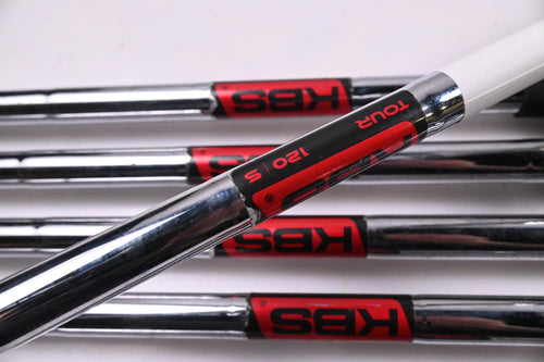 Left Hand Ping i200 Irons / 4-PW / Black Dot / Stiff Flex KBS Tour 120 Shafts