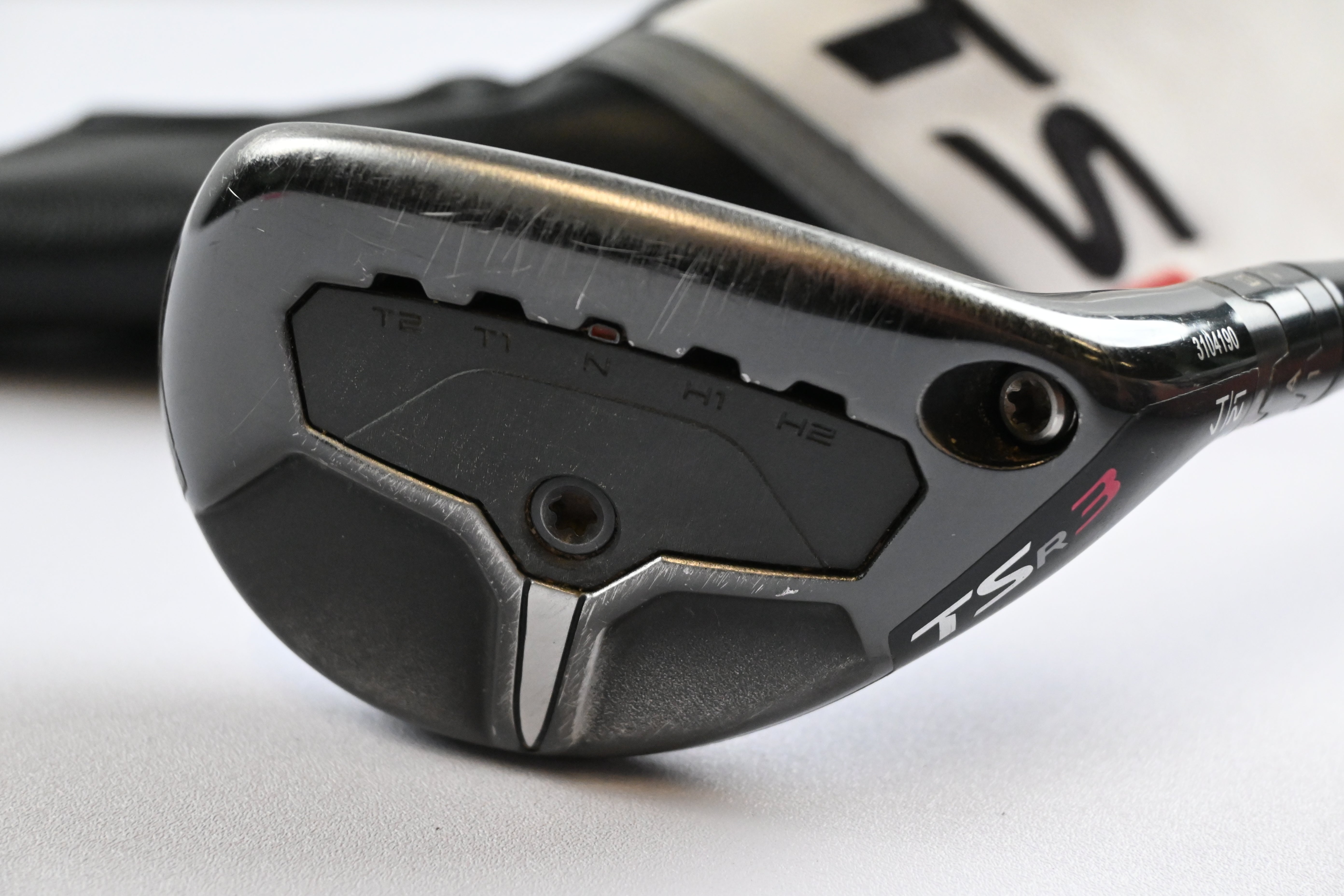 Titleist TSR3 #4 Hybrid / 21 Degree / Stiff Flex HZRDUS Gen4 Black 80 Shaft