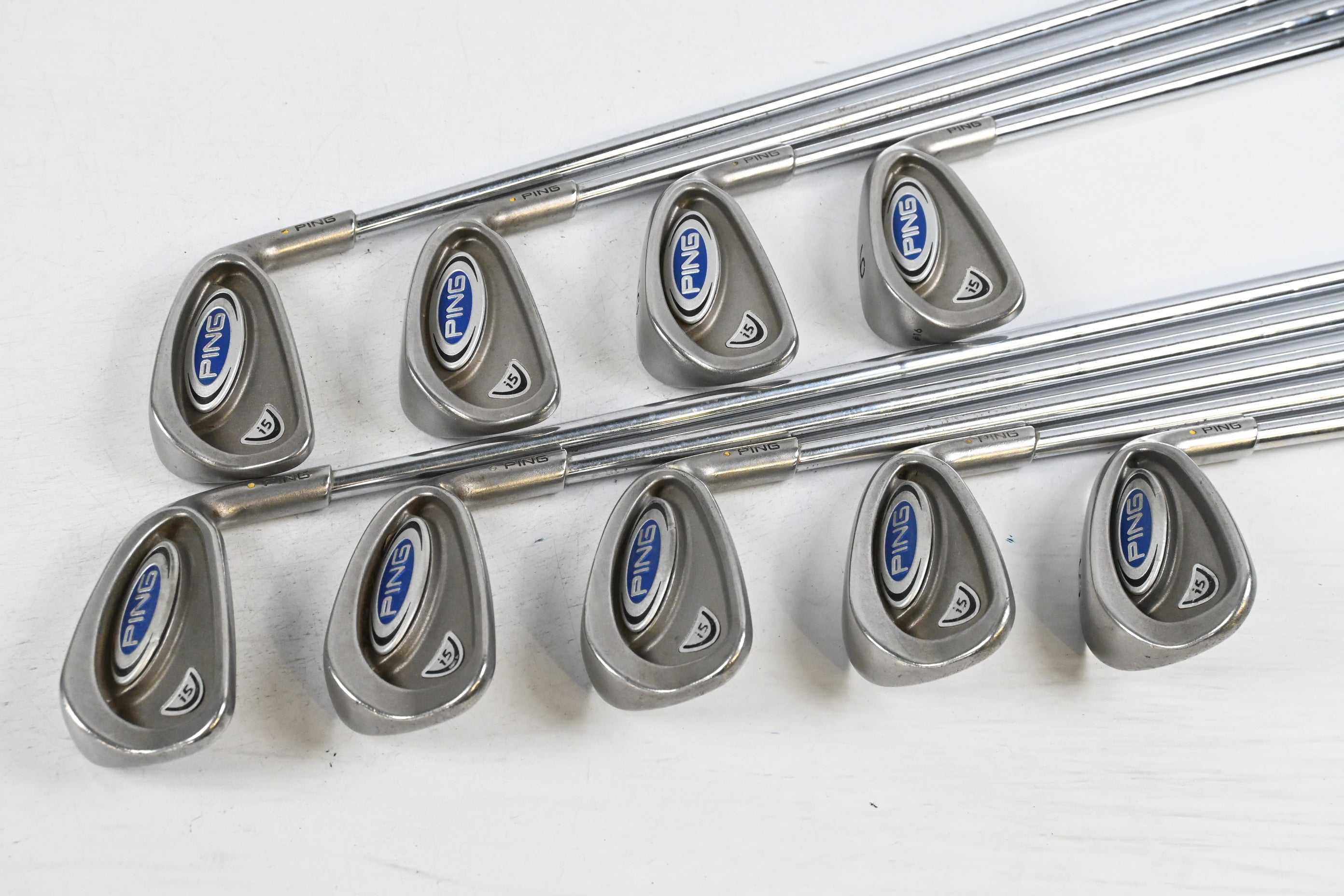 Ping i5 Irons / 3-PW+SW / Yellow Dot / Regular Flex Ping Shafts