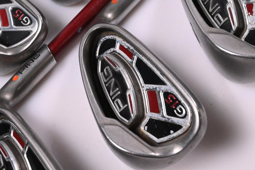 Ping G15 Irons / 5-PW+SW / Orange Dot / Senior Flex Ping TFC 149 Shafts